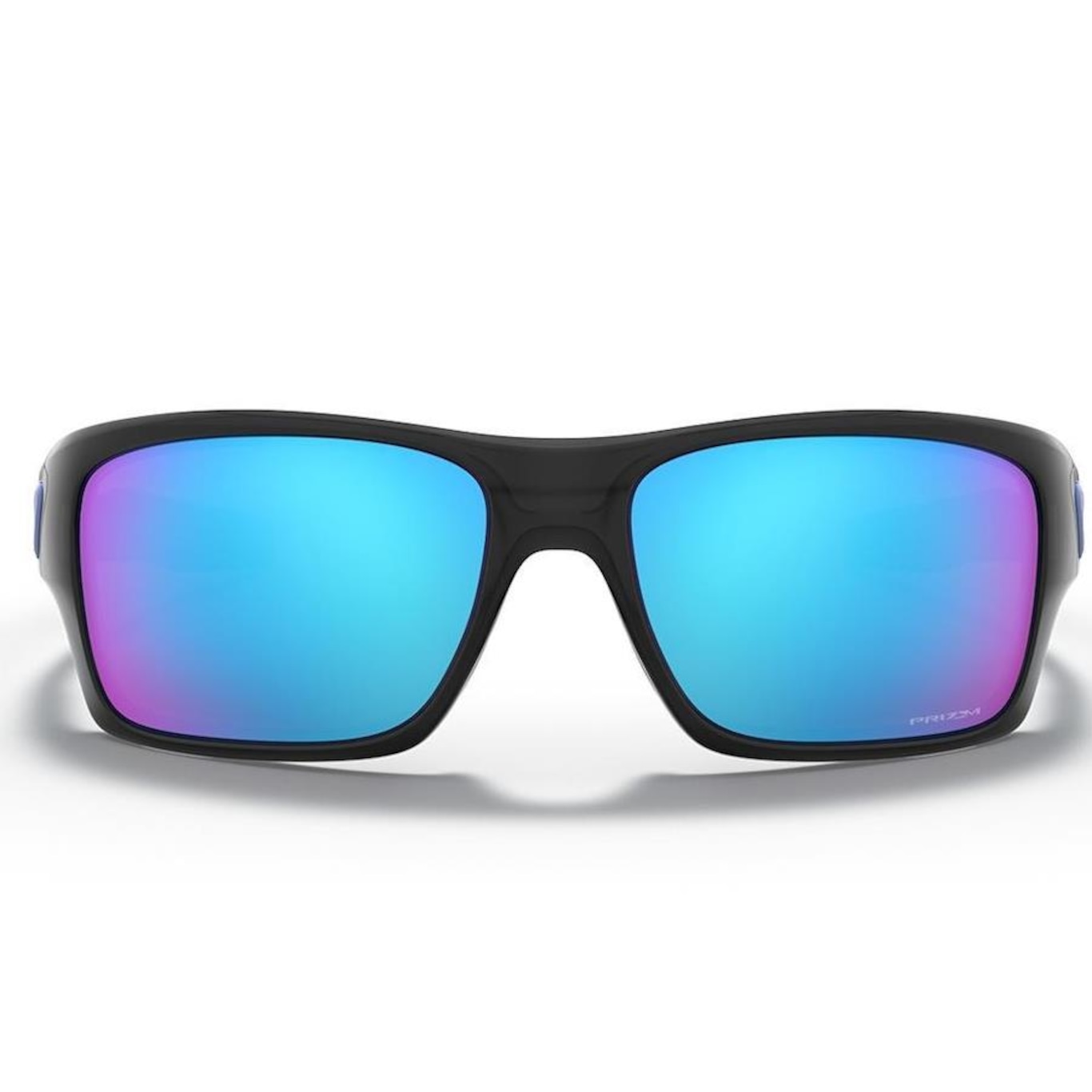 Óculos De Sol Masculino Oakley Turbine Black Ink Prizm Sapphire - Foto 3