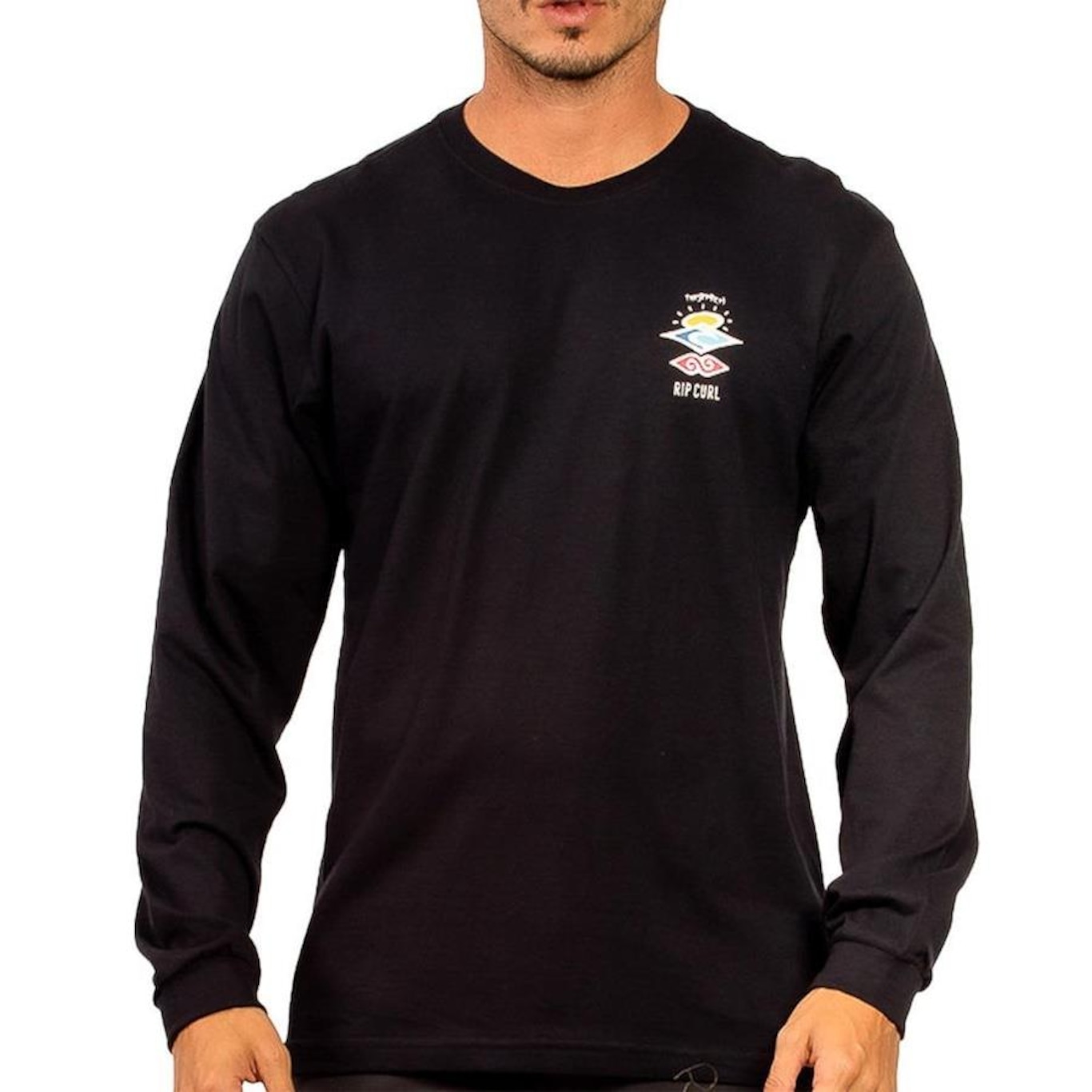 Camiseta Rip Curl Manga Longa The Search Wt24 - Masculina - Foto 1