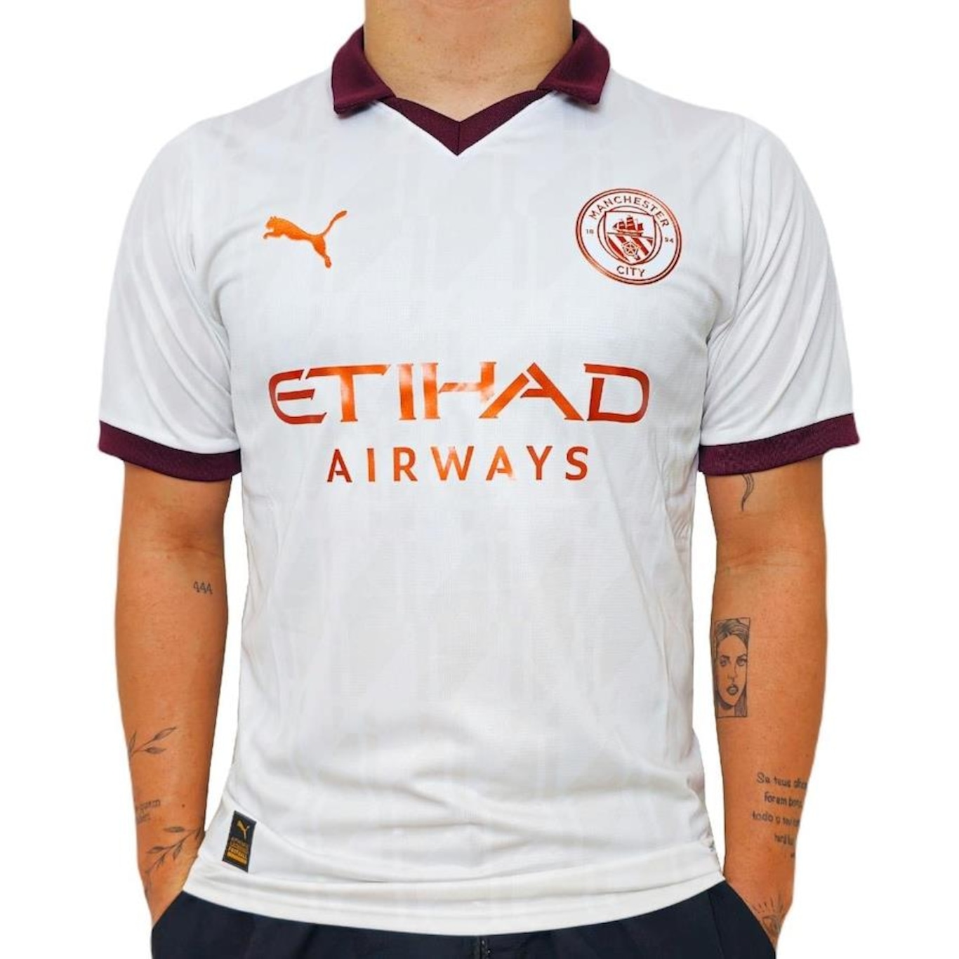 Camisa Manchester City Away Puma 2023/24 Uniforme 2 Torcedor - Masculina - Foto 2