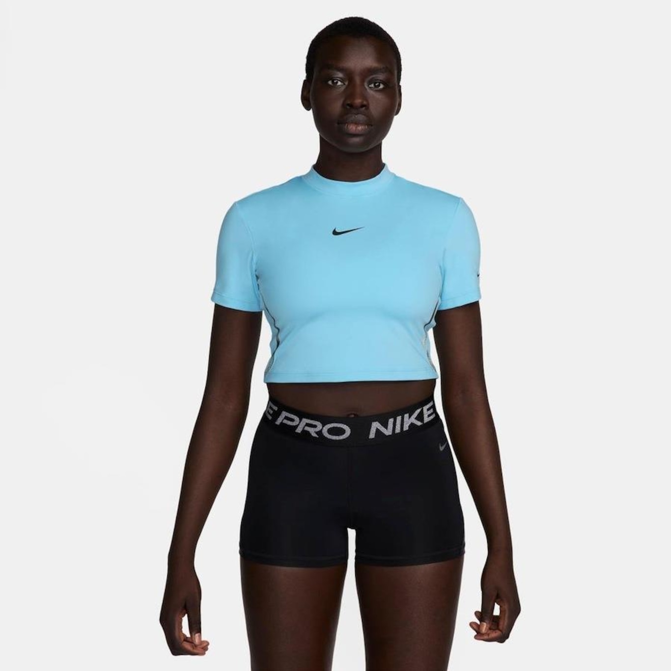 Camiseta Nike Pro Dri-Fit Cropped - Feminina - Foto 1