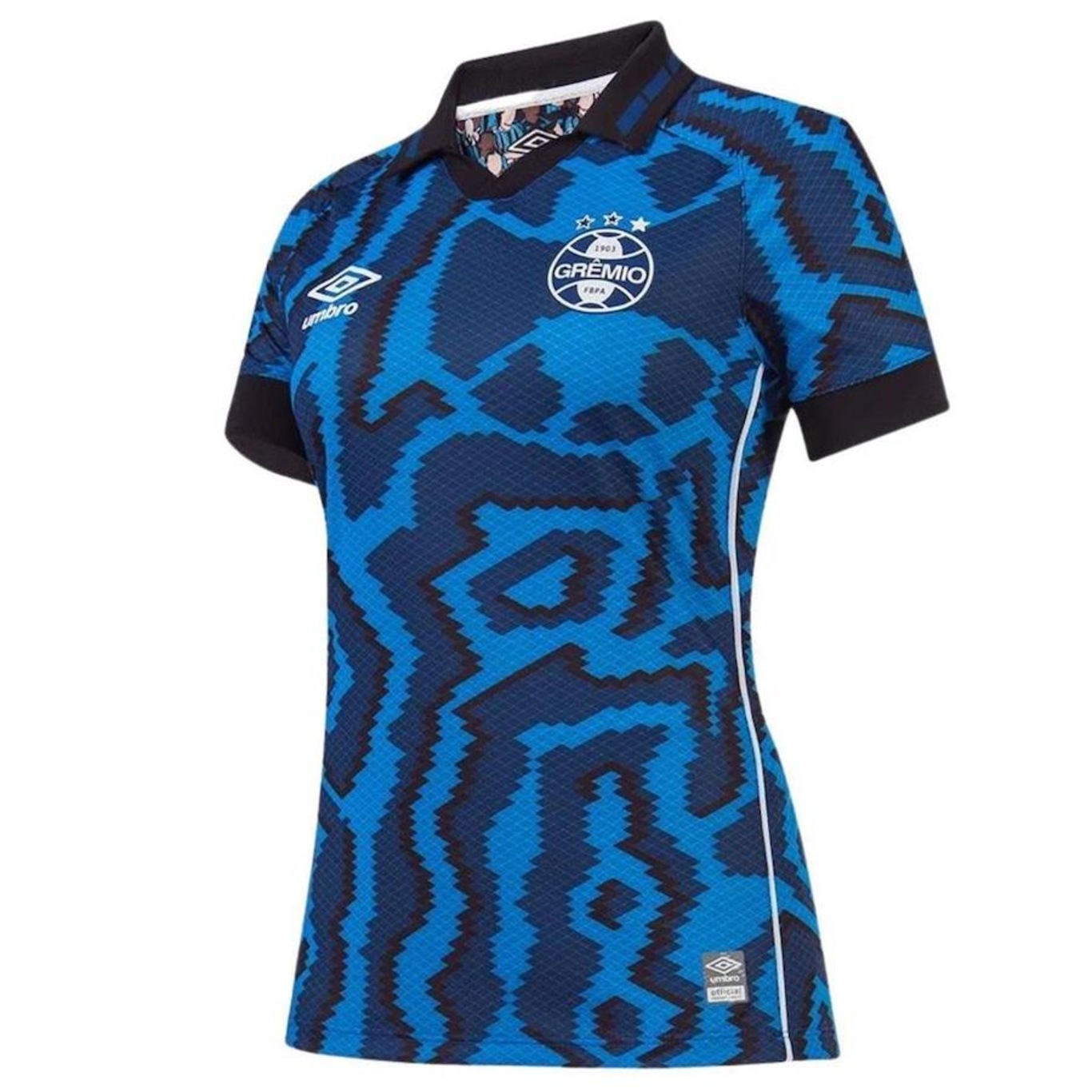 Camisa Pólo do Grêmio III 2022 Umbro - Feminina - Foto 2