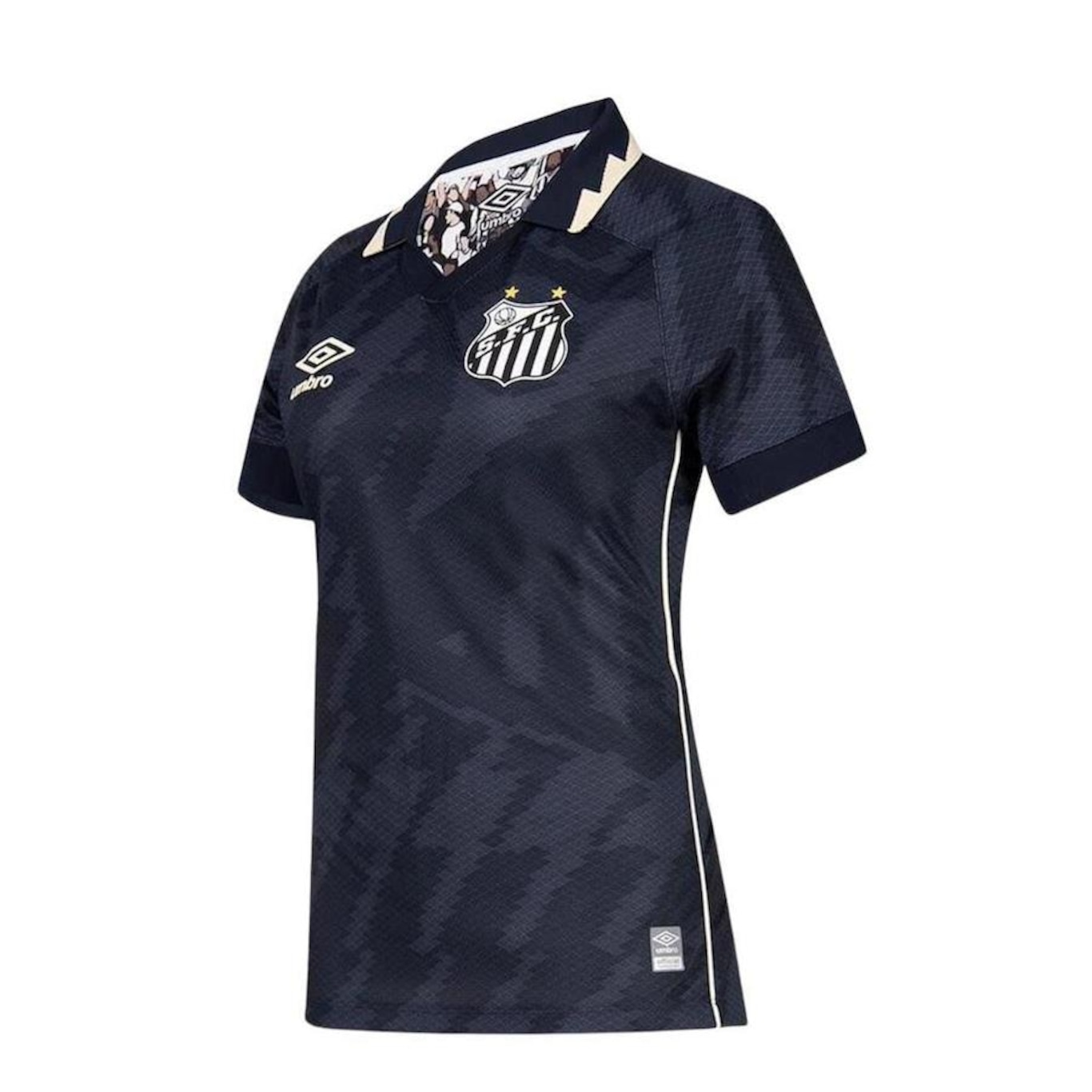 Camisa Pólo do Santos III 2021 Umbro - Feminina - Foto 2