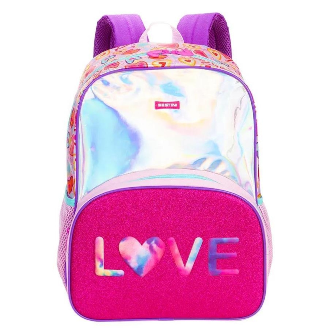 Mochila Sestini X Love Escolar Grande - Foto 1