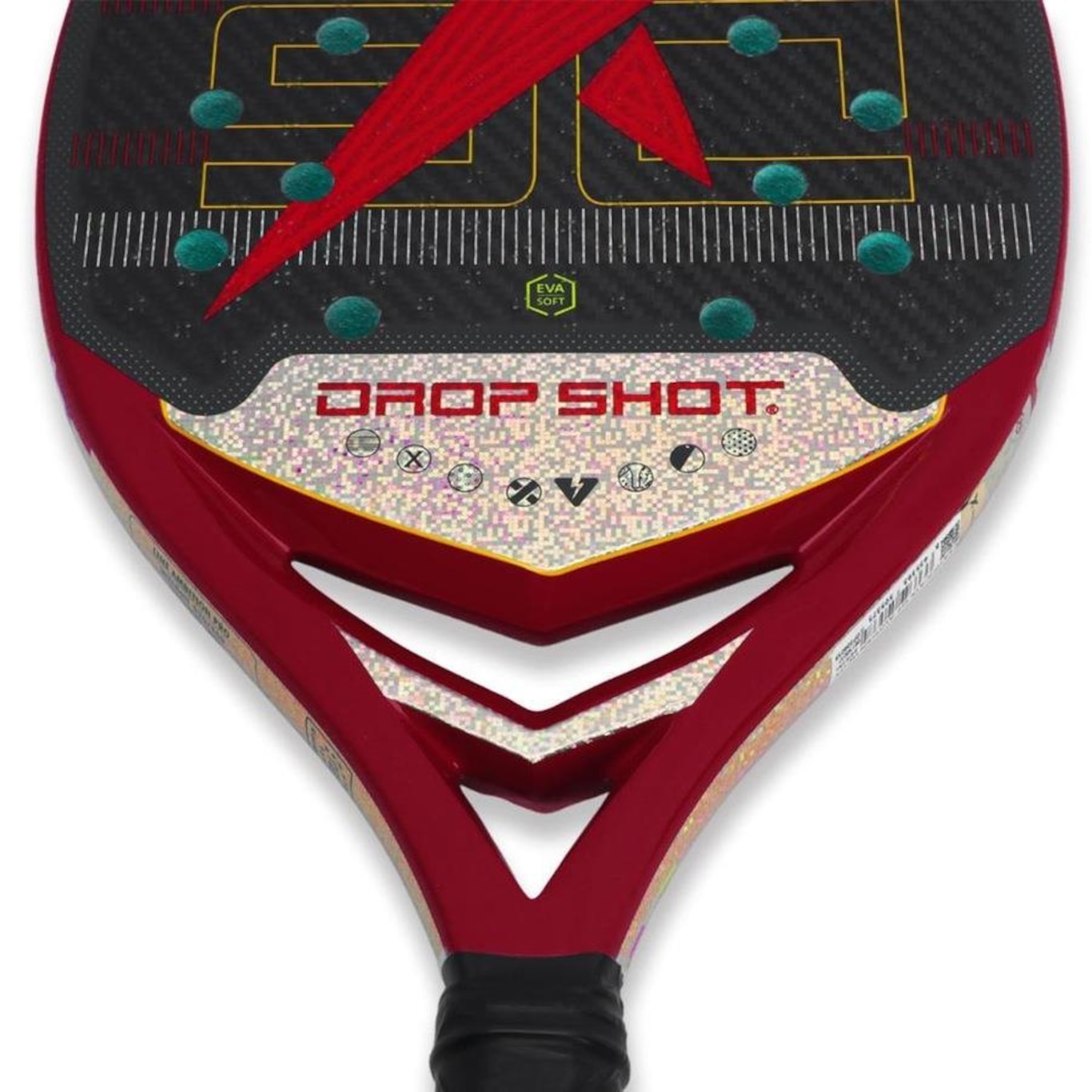 Raquete de Beach Tennis Drop Shot Excalibur Pro 1.0 2024 - Foto 6