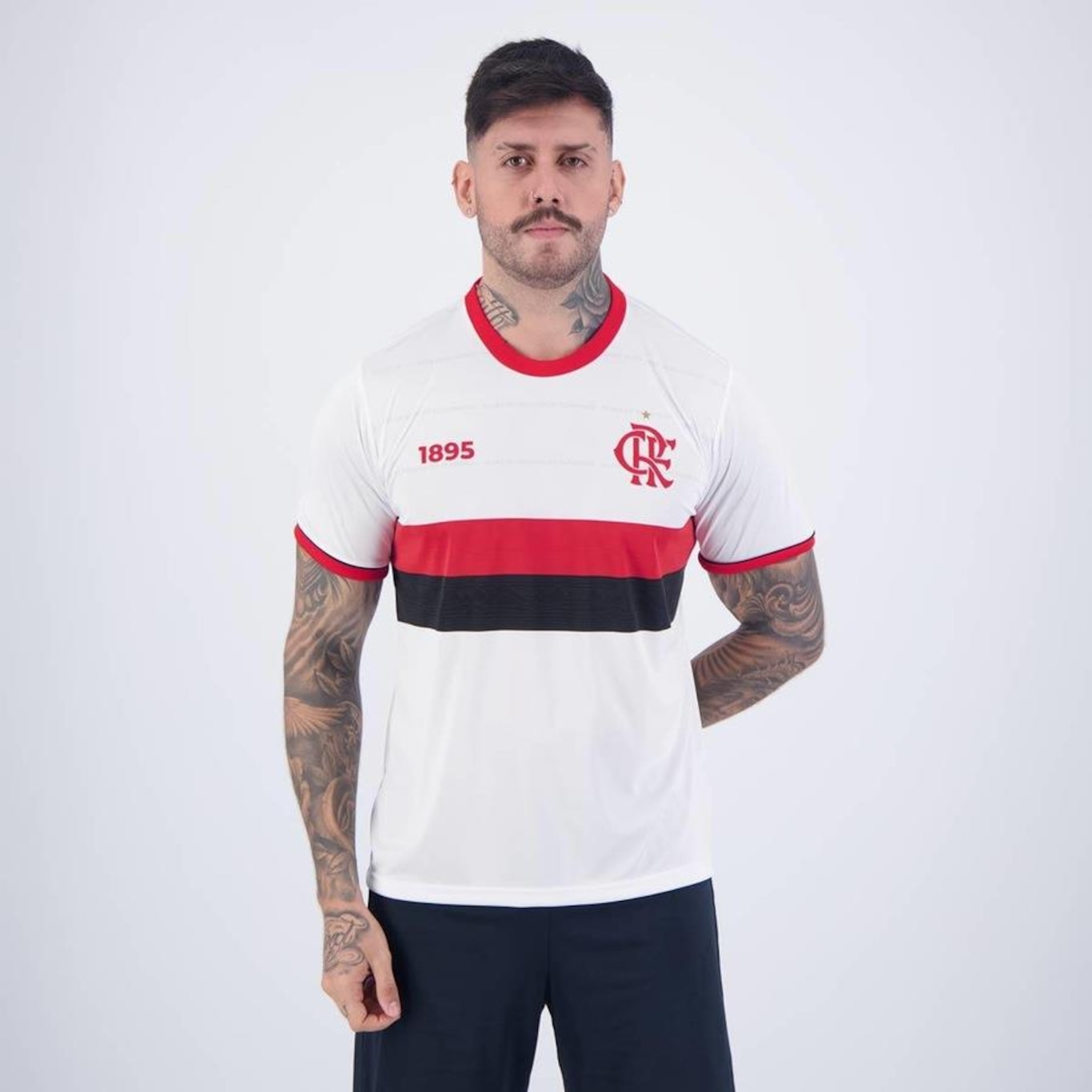 Camisa do Flamengo Braziline Fern - Masculina - Foto 4