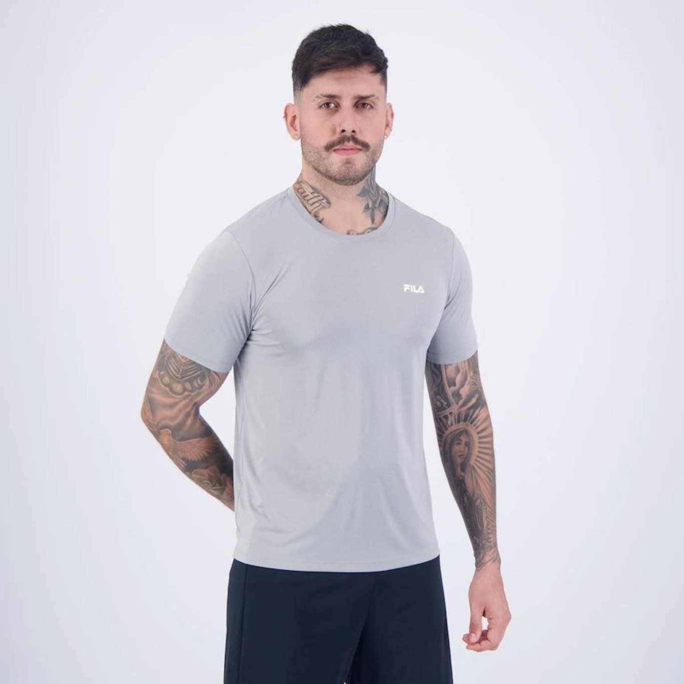 Camiseta Fila Sport Melange Lux - Masculina - Foto 2