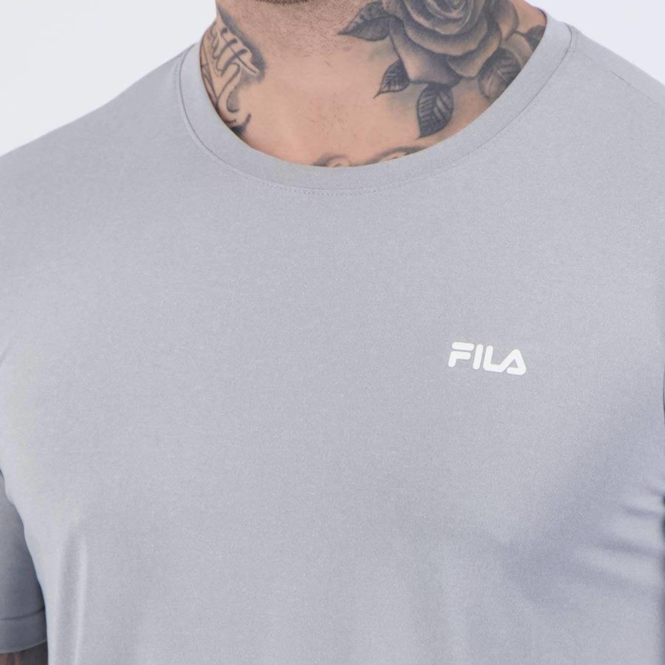 Camiseta Fila Sport Melange Lux - Masculina - Foto 5