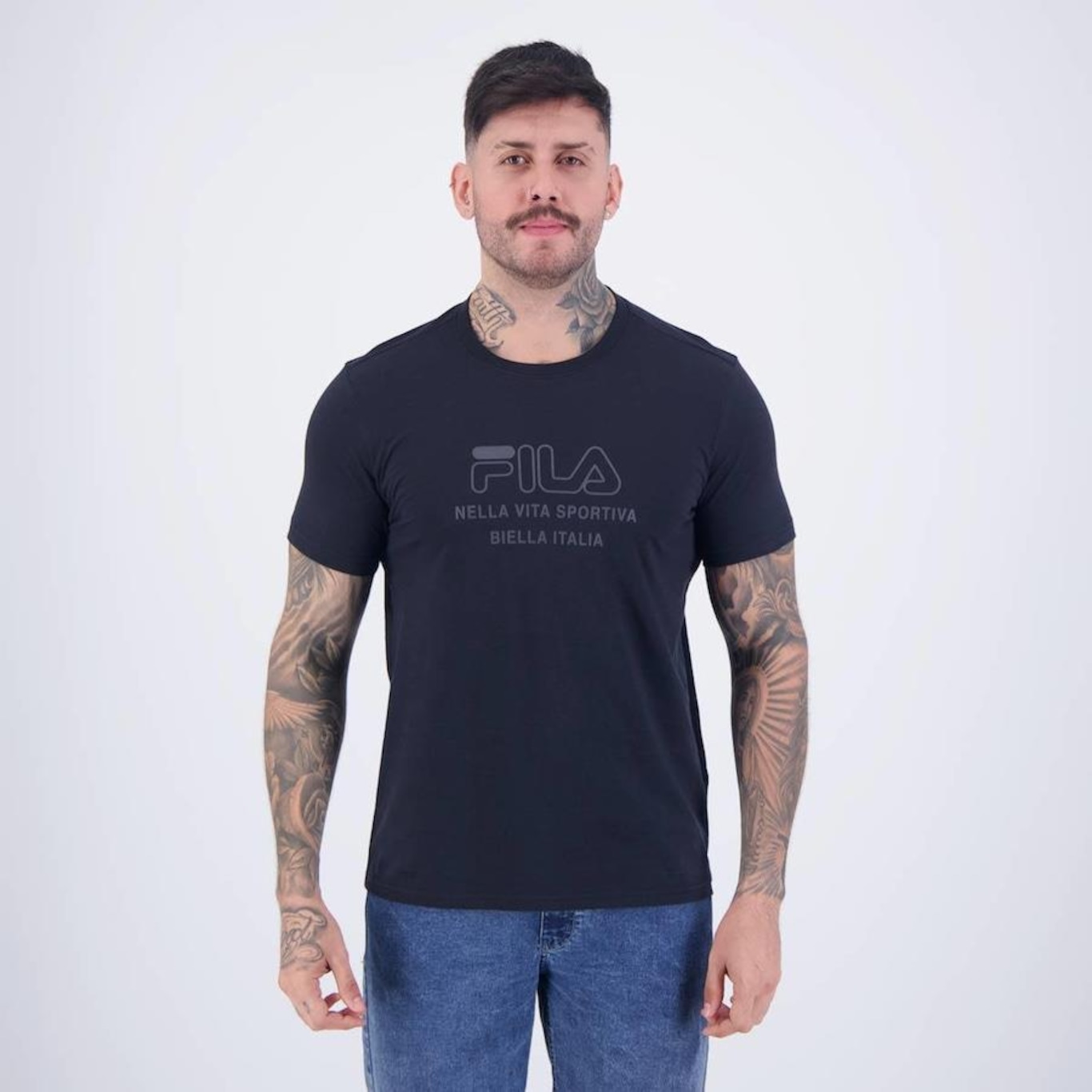 Camiseta Fila Nella Vitta - Masculina - Foto 1