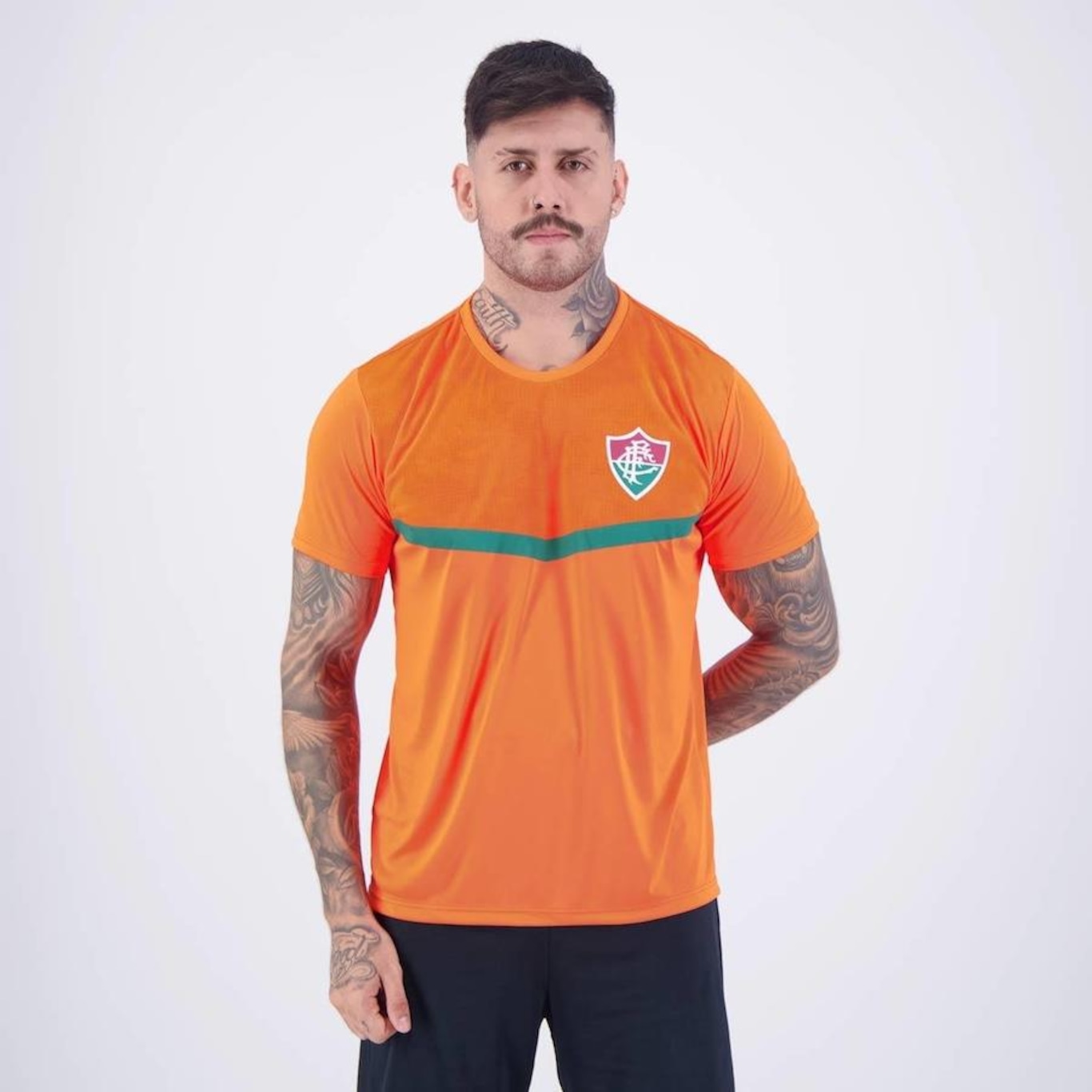 Camisa do Fluminense Braziline Moss - Masculina - Foto 1