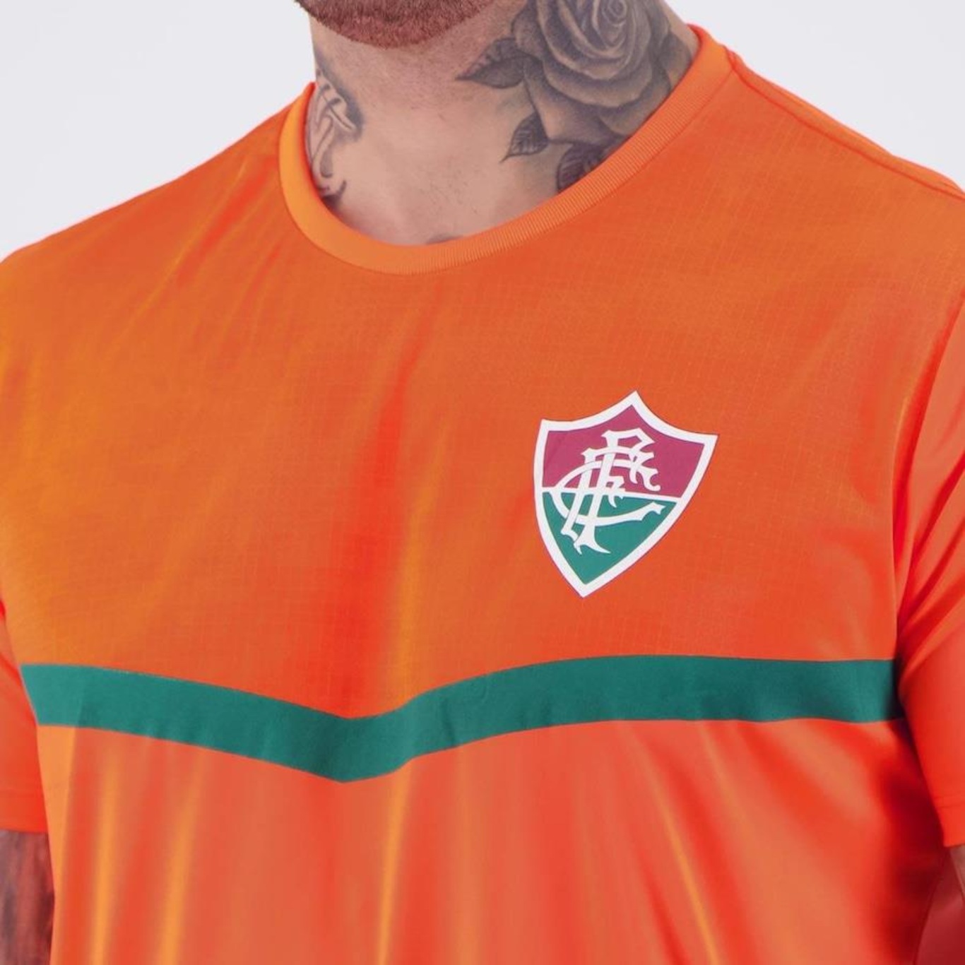 Camisa do Fluminense Braziline Moss - Masculina - Foto 3