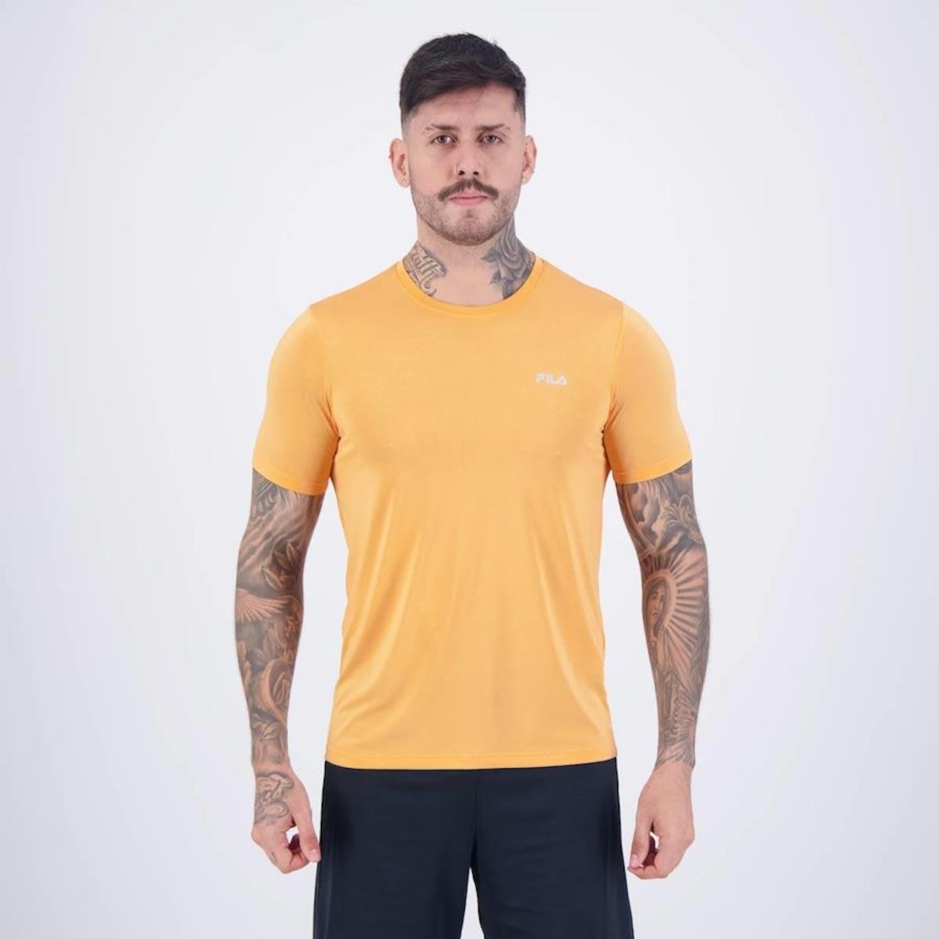 Camiseta Fila Sport Melange Lux - Masculina - Foto 1