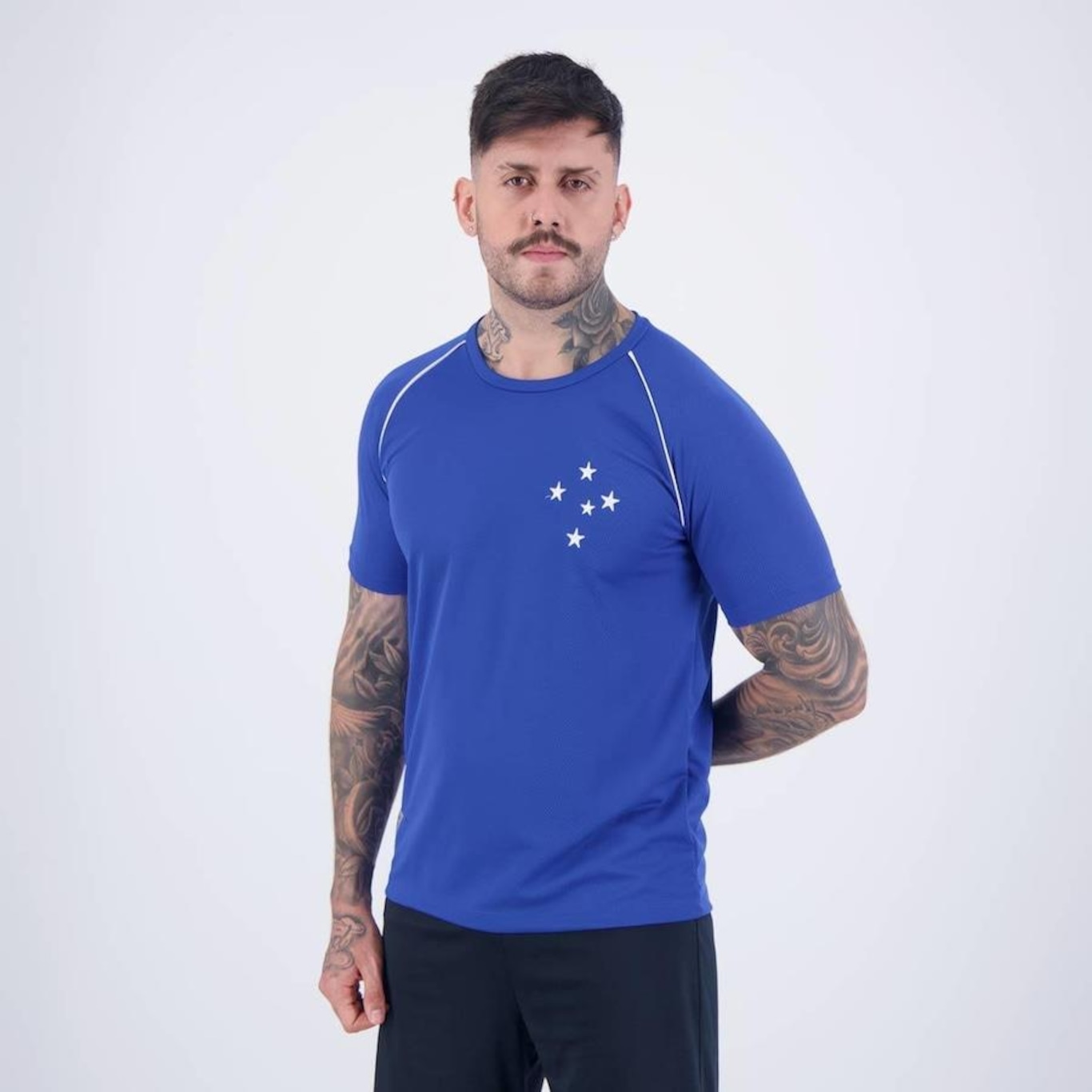 Camisa do Cruzeiro Retromania Basic - Masculina - Foto 2