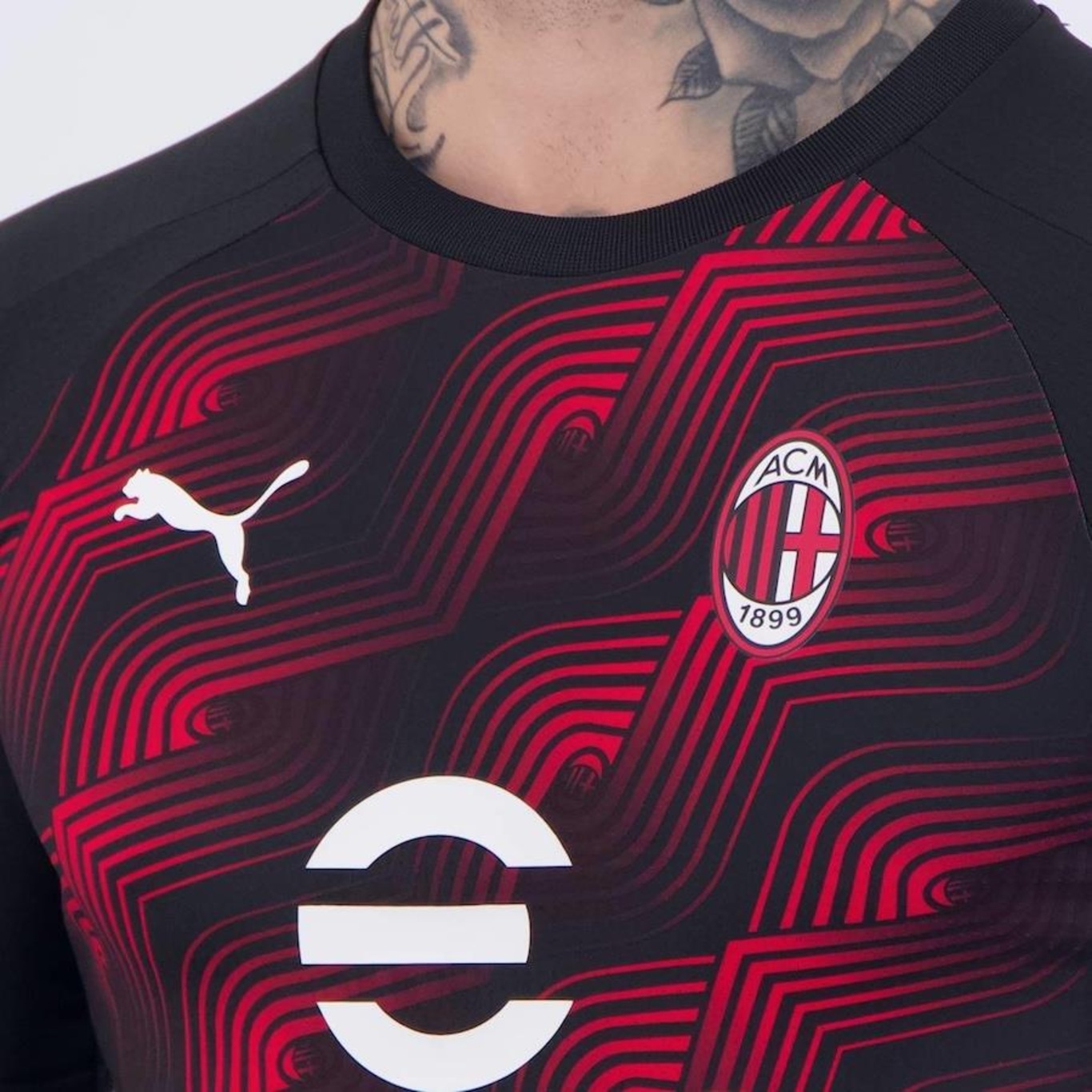 Camisa Puma Milan Pré Jogo 2025 Puma - Masculina - Foto 5