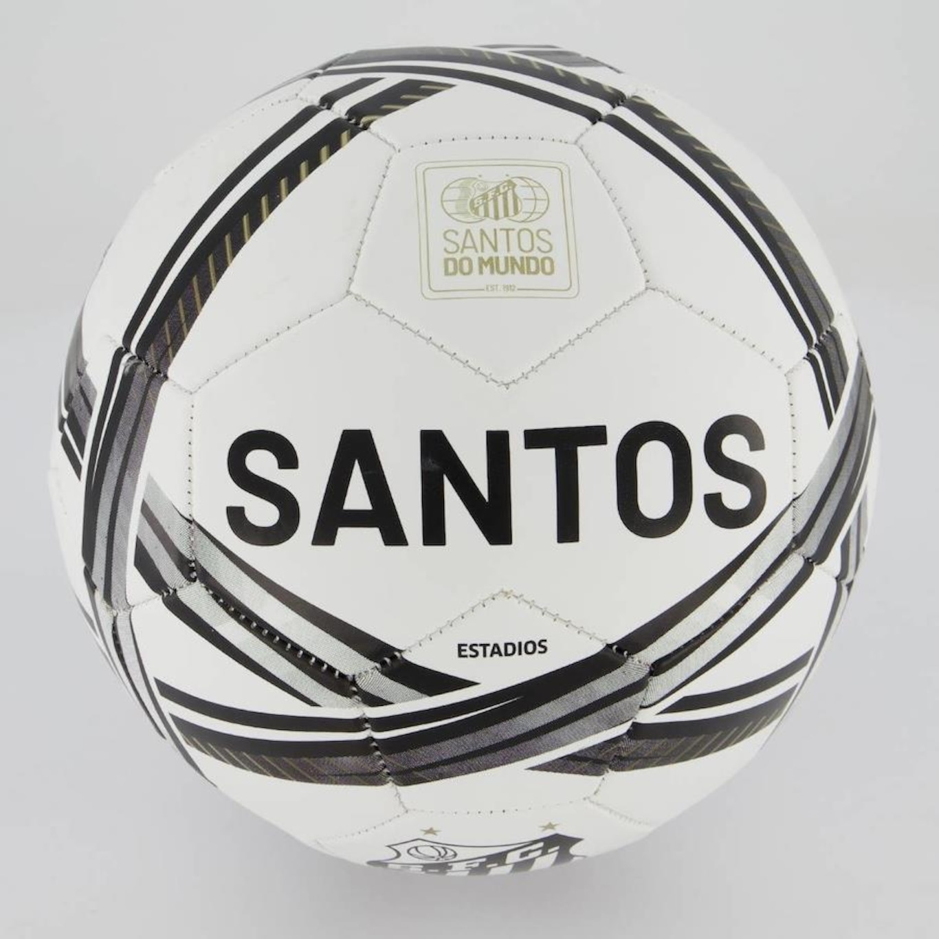 Bola de Futebol de Campo Sportcom Santos Estádios 24 - Foto 1