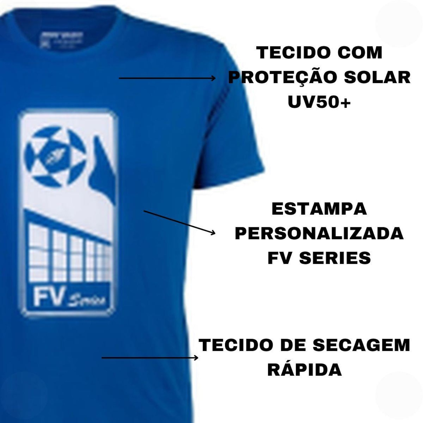 Camiseta Futevolei Mormaii Series Proteção Solar Uv50 - Masculina - Foto 3