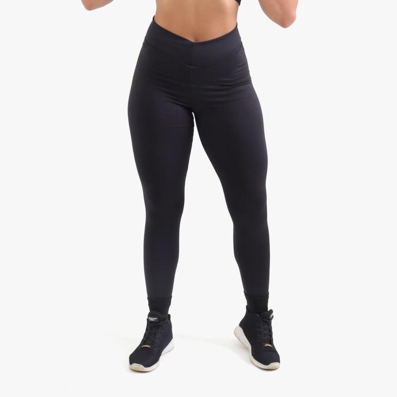 Calça Legging Feminina Fitness Suplex Poliéster Tubular Gros Jet Air - Foto 1