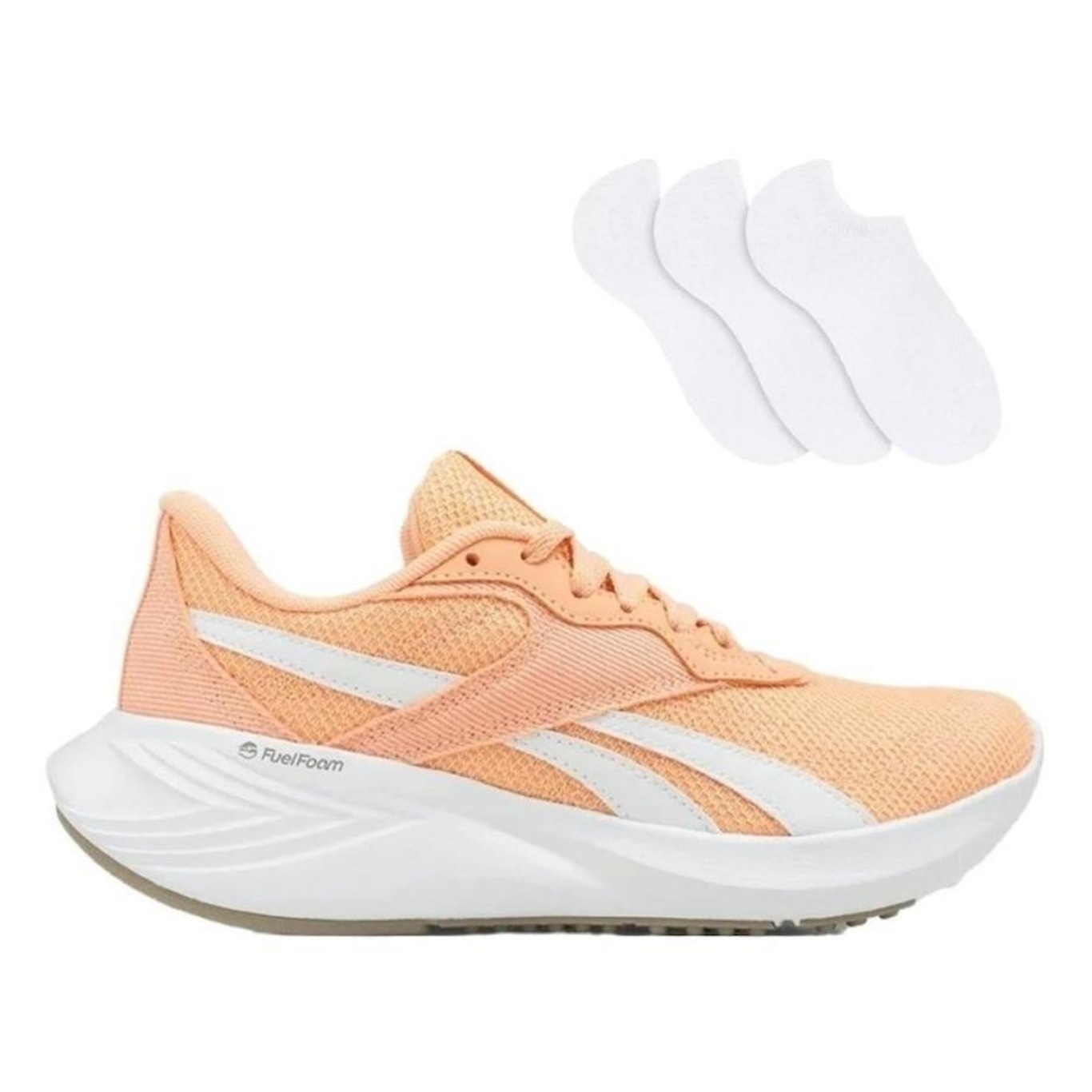 Kit Tênis Reebok Energen Tech com 3 Pares de Meias - Feminino - Foto 1