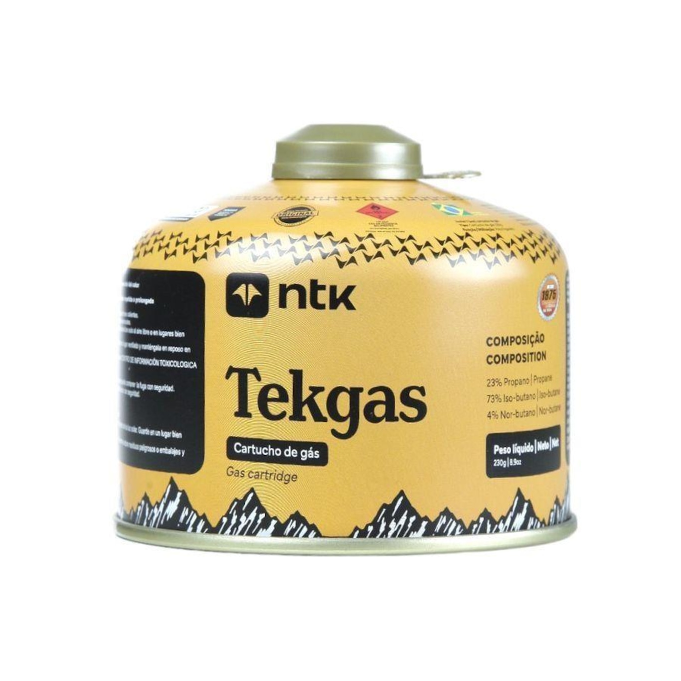 Cartucho De Gás Tekgas Ntk Para Fogareiro E Lampião - Ntk - Foto 1