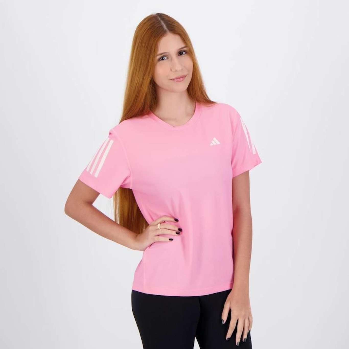 Camiseta Adidas Own The Run Base I - Feminina - Foto 2