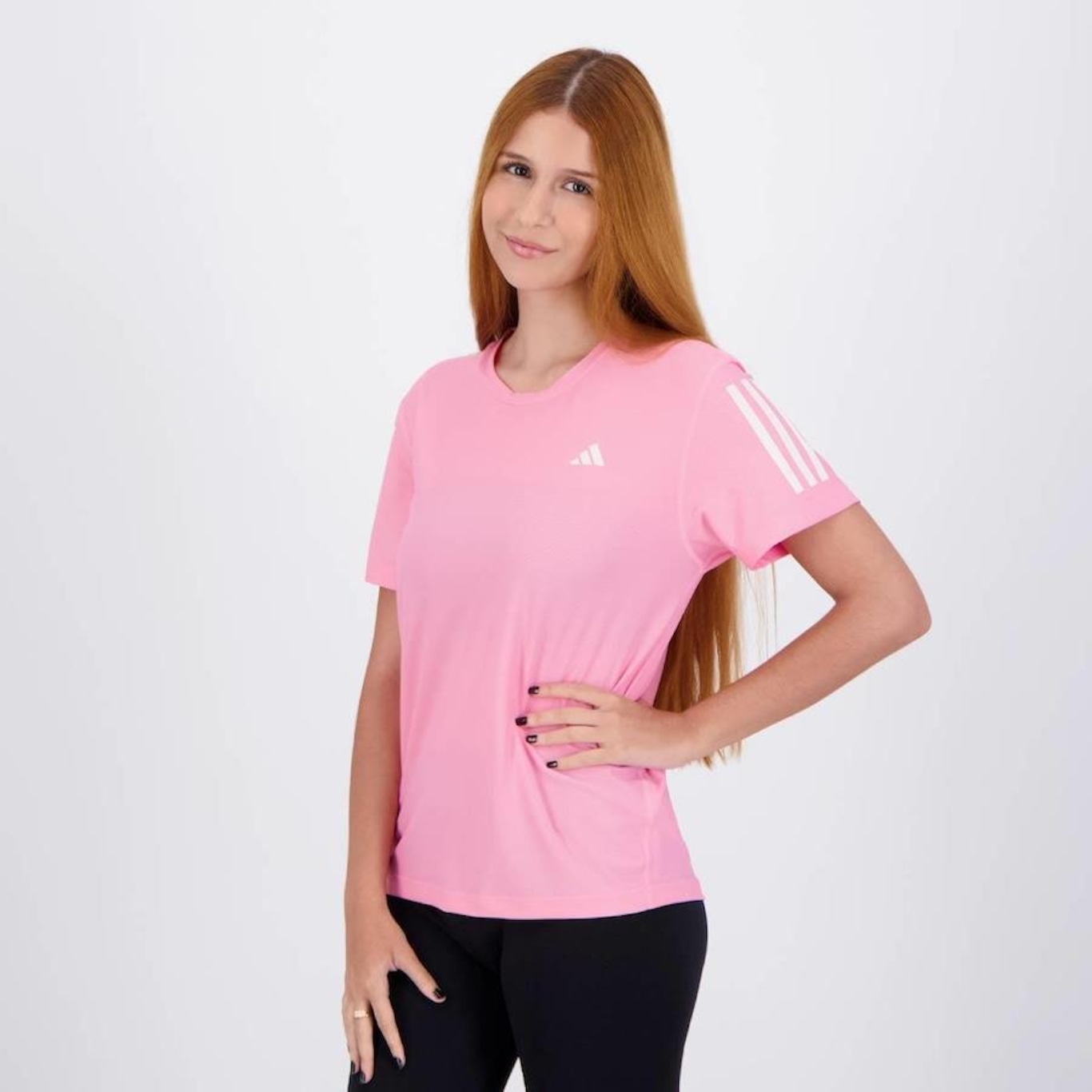 Camiseta Adidas Own The Run Base I - Feminina - Foto 3