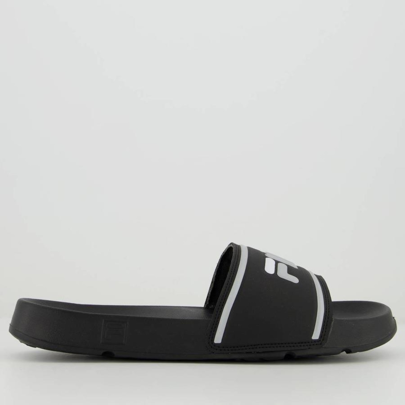 Chinelo Fila Drifter Stripes Logo II Slide - Masculino - Foto 2