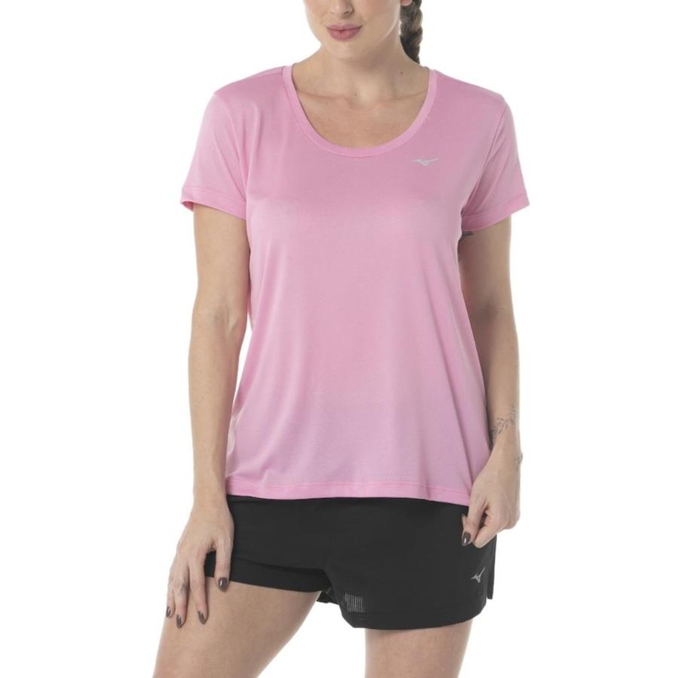 Camiseta Mizuno Nirvana Rosa - Feminino - Foto 1