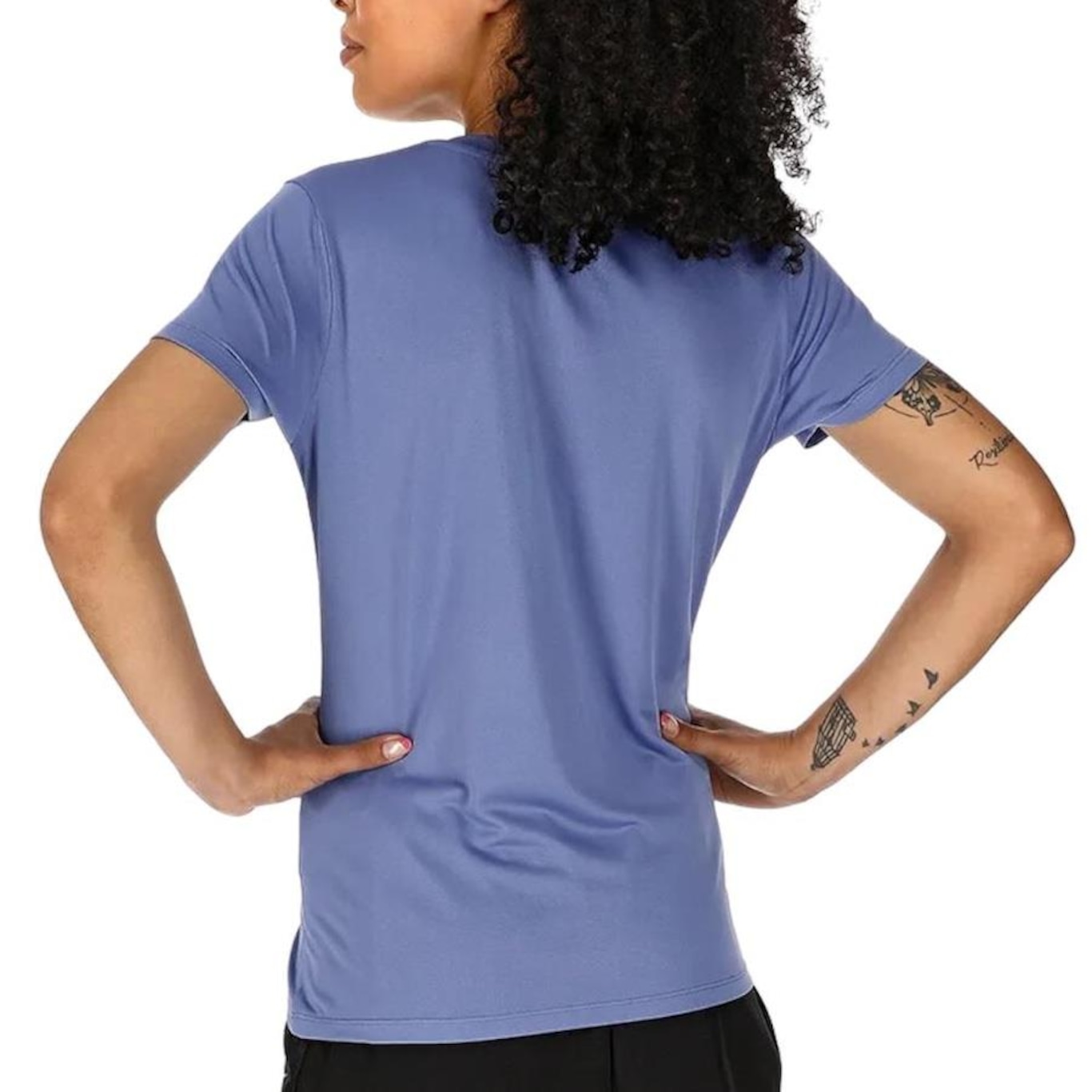 Camiseta Mizuno Nirvana Azul - Feminino - Foto 2