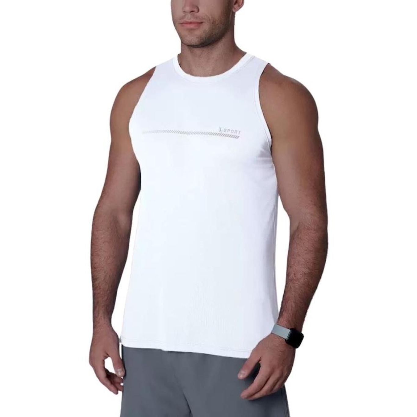 Camiseta Regata Básica Lupo Masculino Adulto - Foto 1