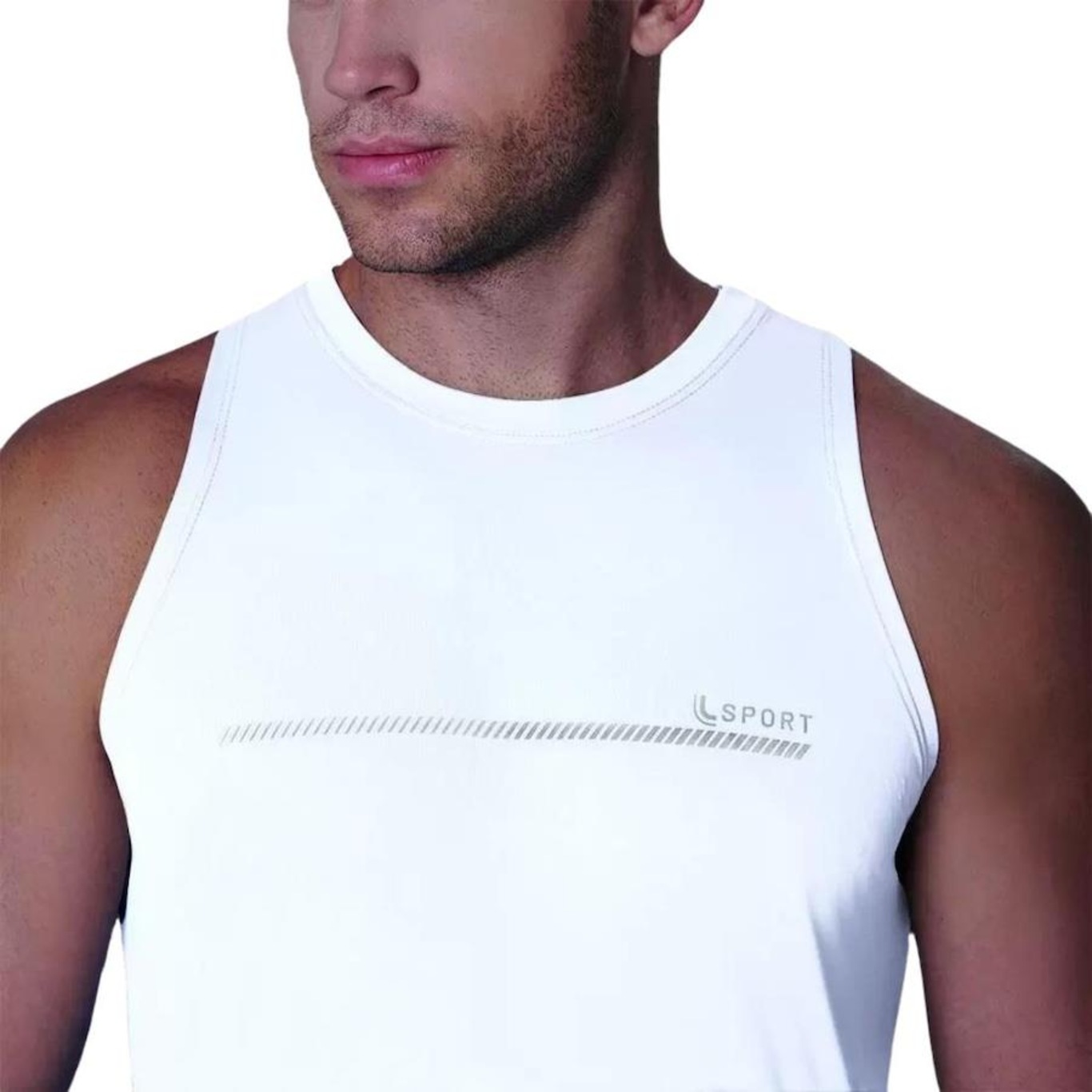 Camiseta Regata Básica Lupo Masculino Adulto - Foto 2