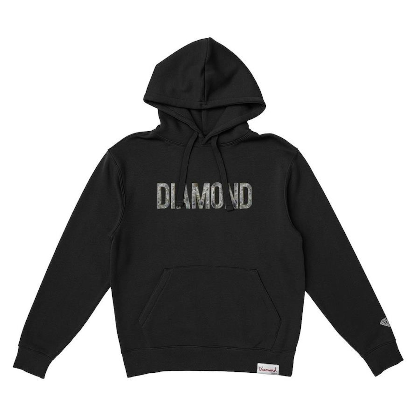 Blusão de Moletom com Capuz Diamond Bold Hoodie - Masculino - Foto 1