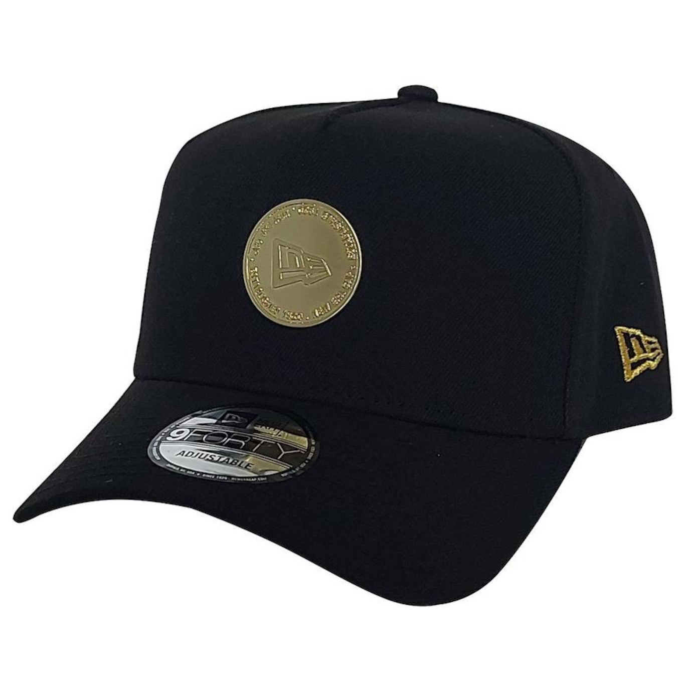 Boné New Era 9Forty A-Frame Core Branded Aba Curva - Adulto - Foto 1