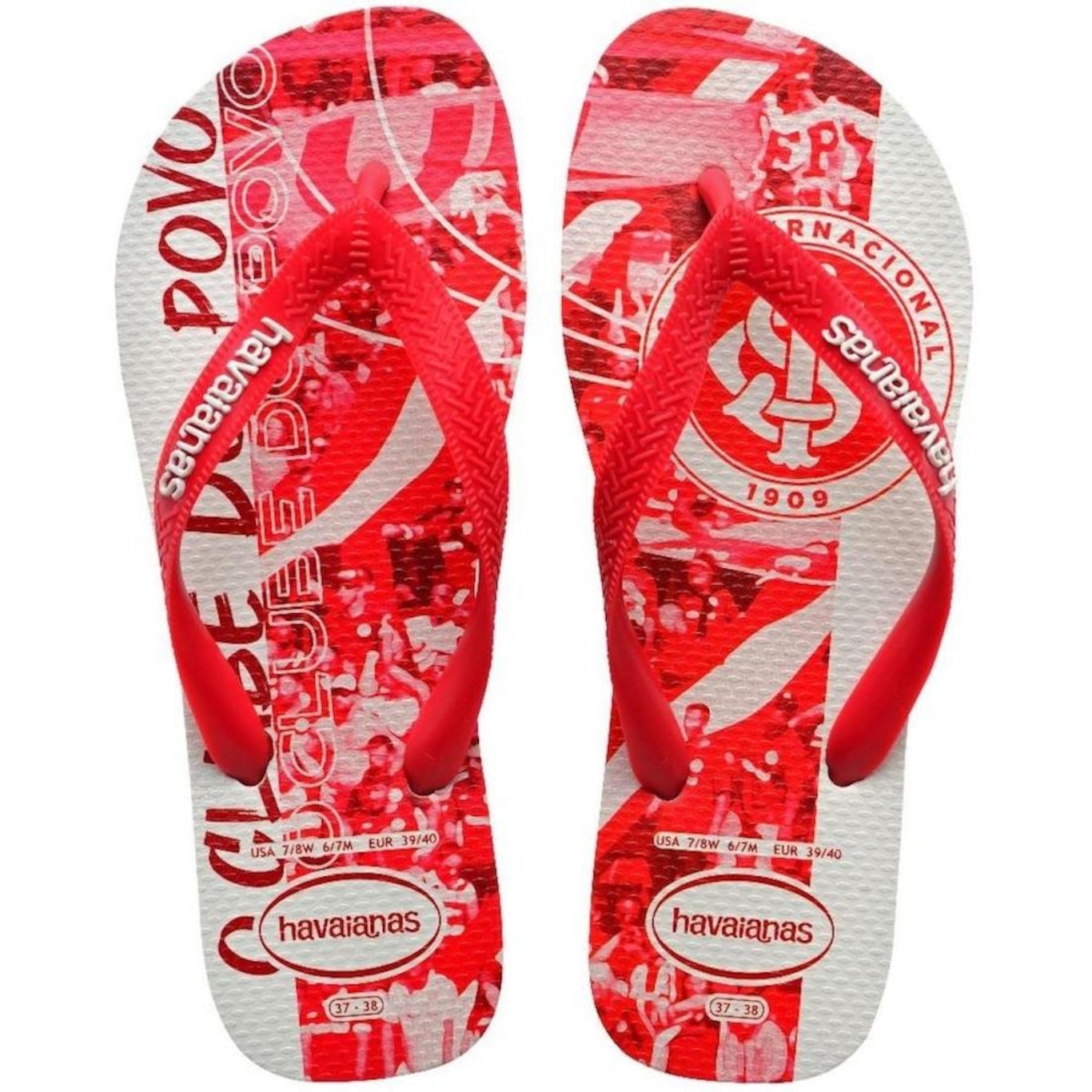 Chinelo Havaianas Top Times Internacional - Unissex - Foto 1