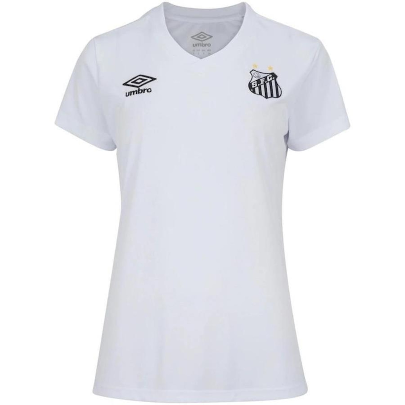 Camisa Feminina Umbro Santos Basic 2023 - Foto 1