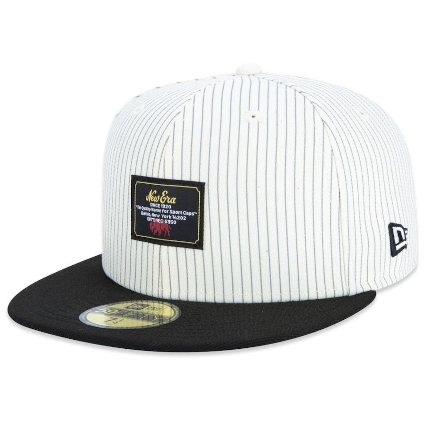 Boné Aba Reta New Era 59Fifty Branded Logo History - Fechado - Masculino - Foto 1