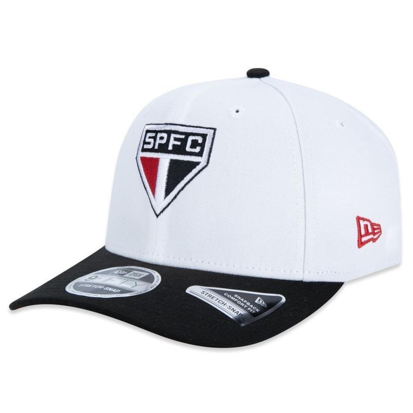 Boné New Era 9Fifty Stretch Snap São Paulo Futebol - Snapback - Masculino - Foto 1