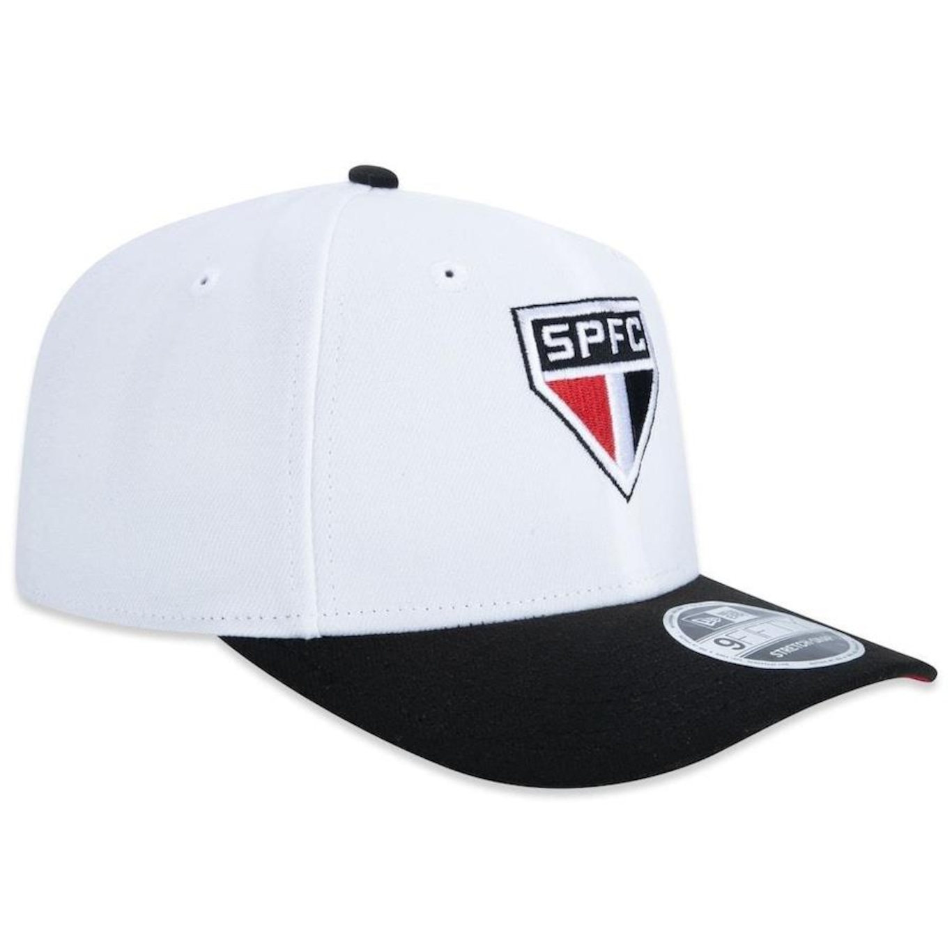 Boné New Era 9Fifty Stretch Snap São Paulo Futebol - Snapback - Masculino - Foto 2