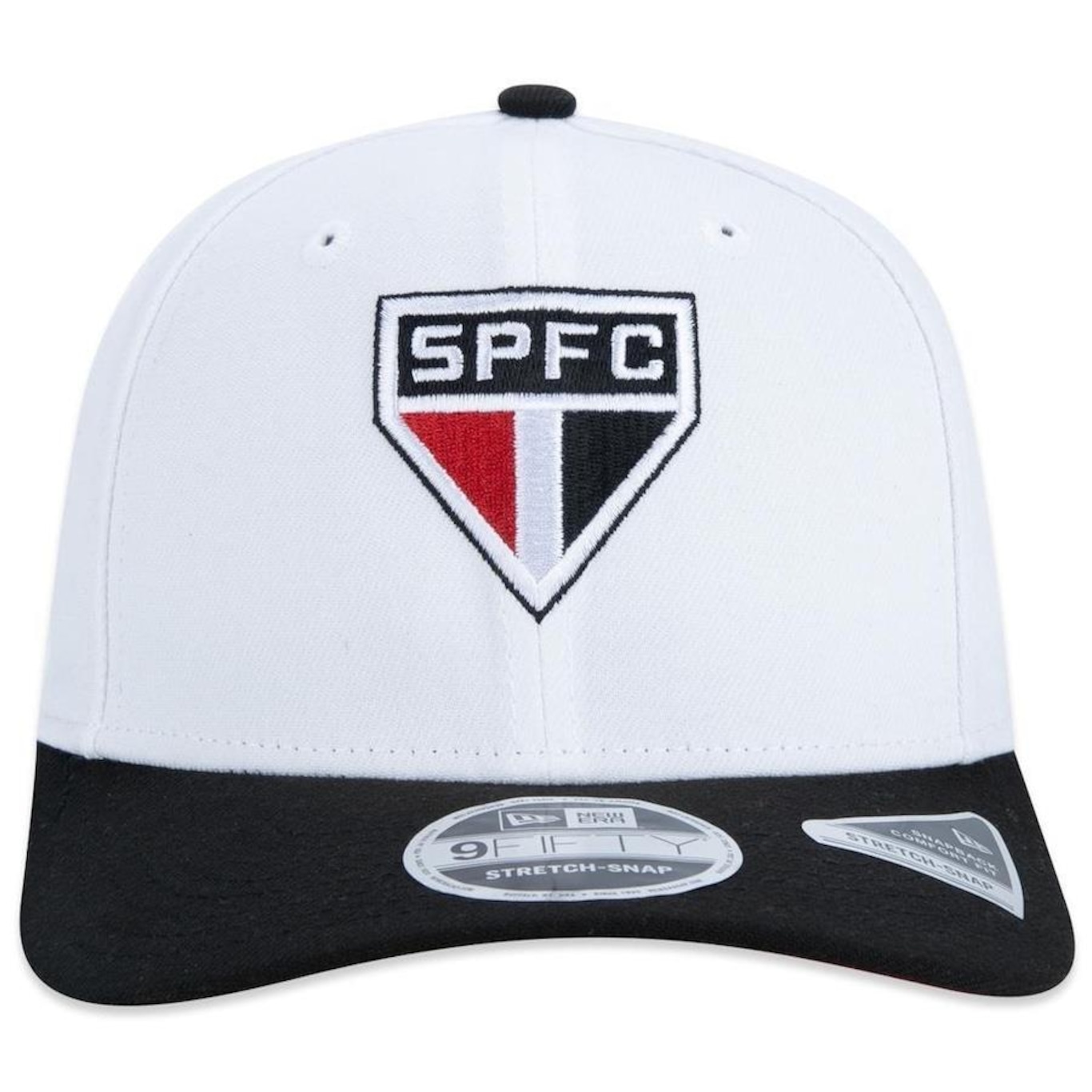 Boné New Era 9Fifty Stretch Snap São Paulo Futebol - Snapback - Masculino - Foto 3