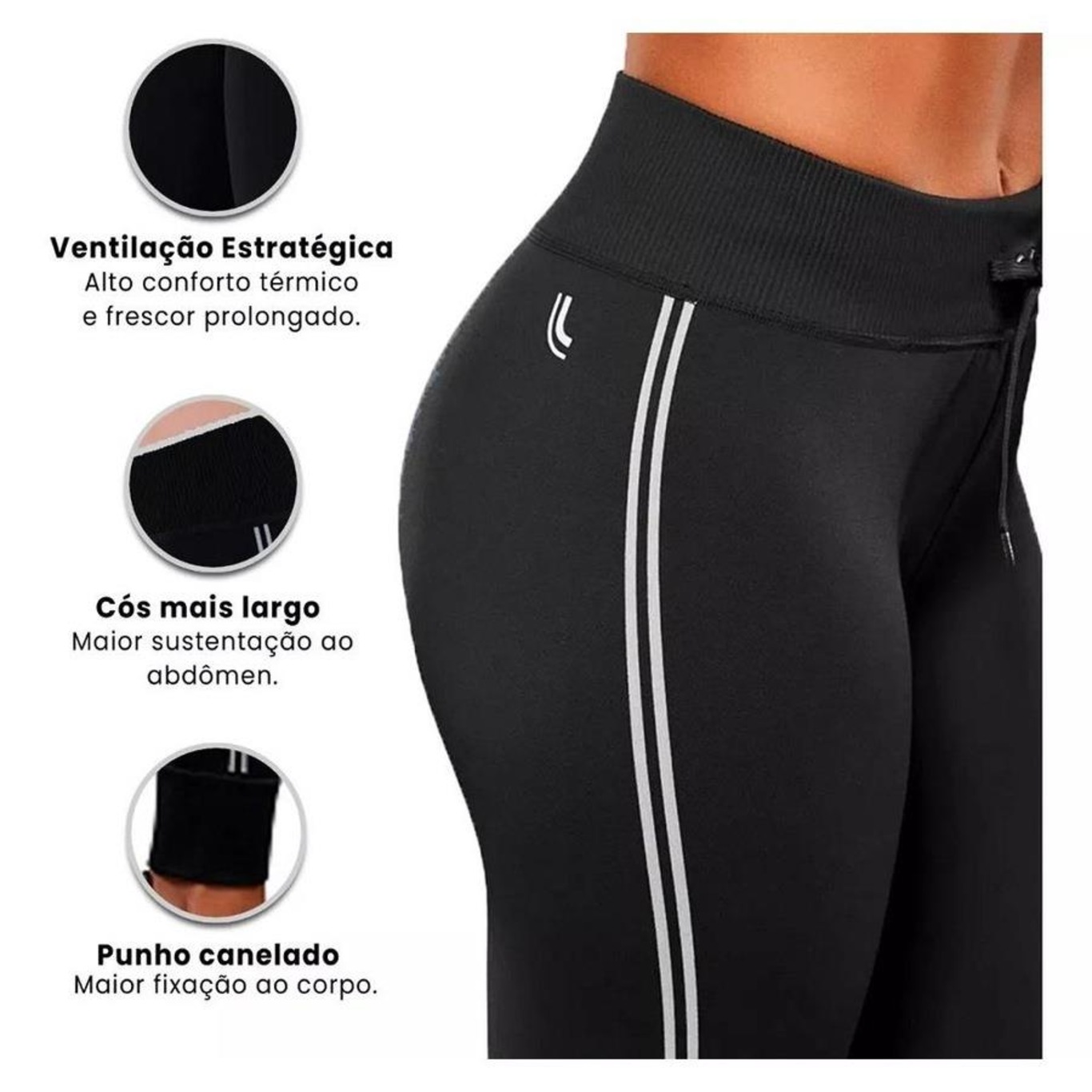 Calça Lupo Legging Act Seamless - Feminina - Foto 6