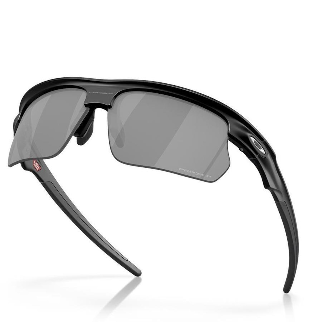 Óculos de Sol Unissex Oakley Bisphaera Matte Black Prizm Black Polarized - Foto 6