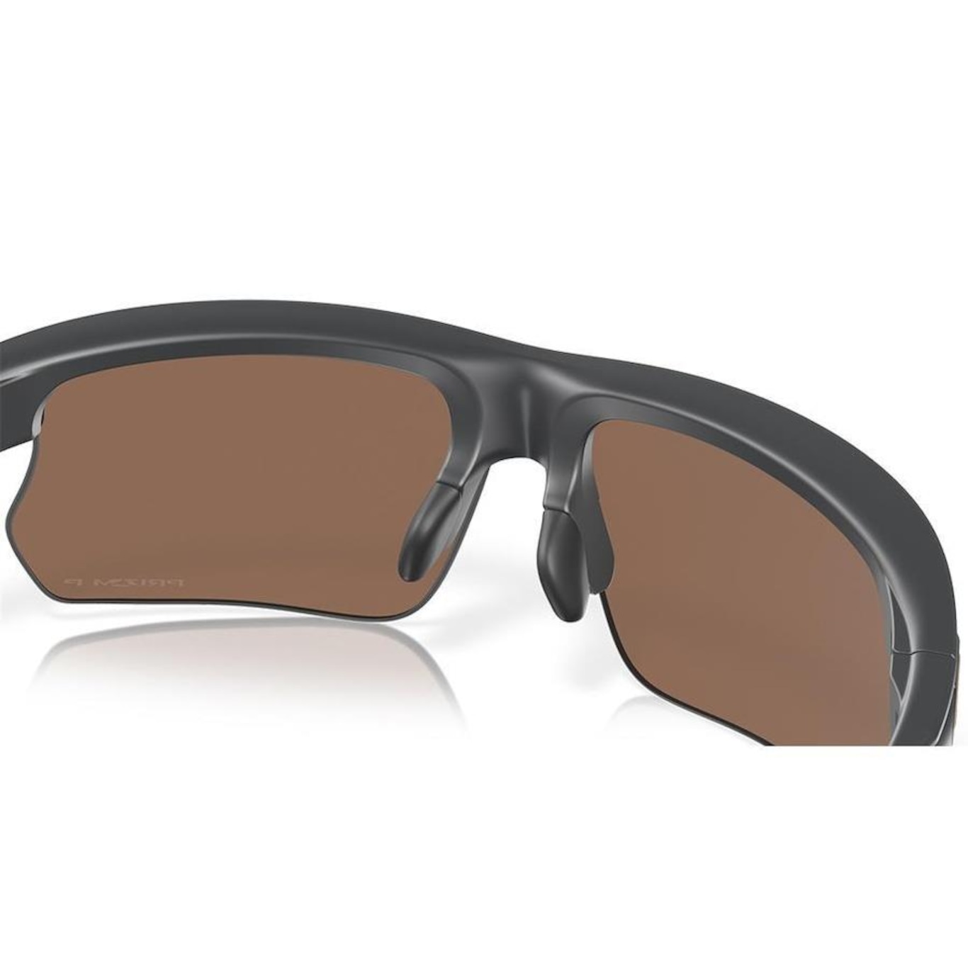 Óculos de Sol Unissex Oakley Bisphaera Matte Carbon Prizm 24K Polarized - Foto 2