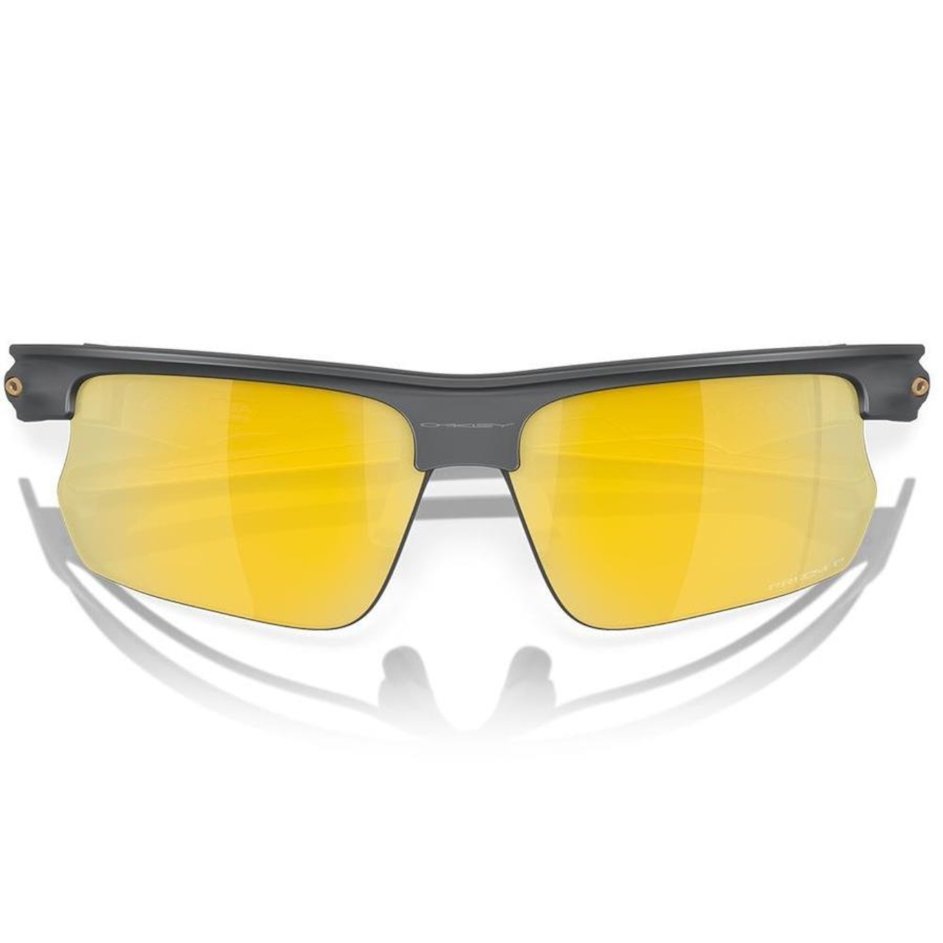 Óculos de Sol Unissex Oakley Bisphaera Matte Carbon Prizm 24K Polarized - Foto 4