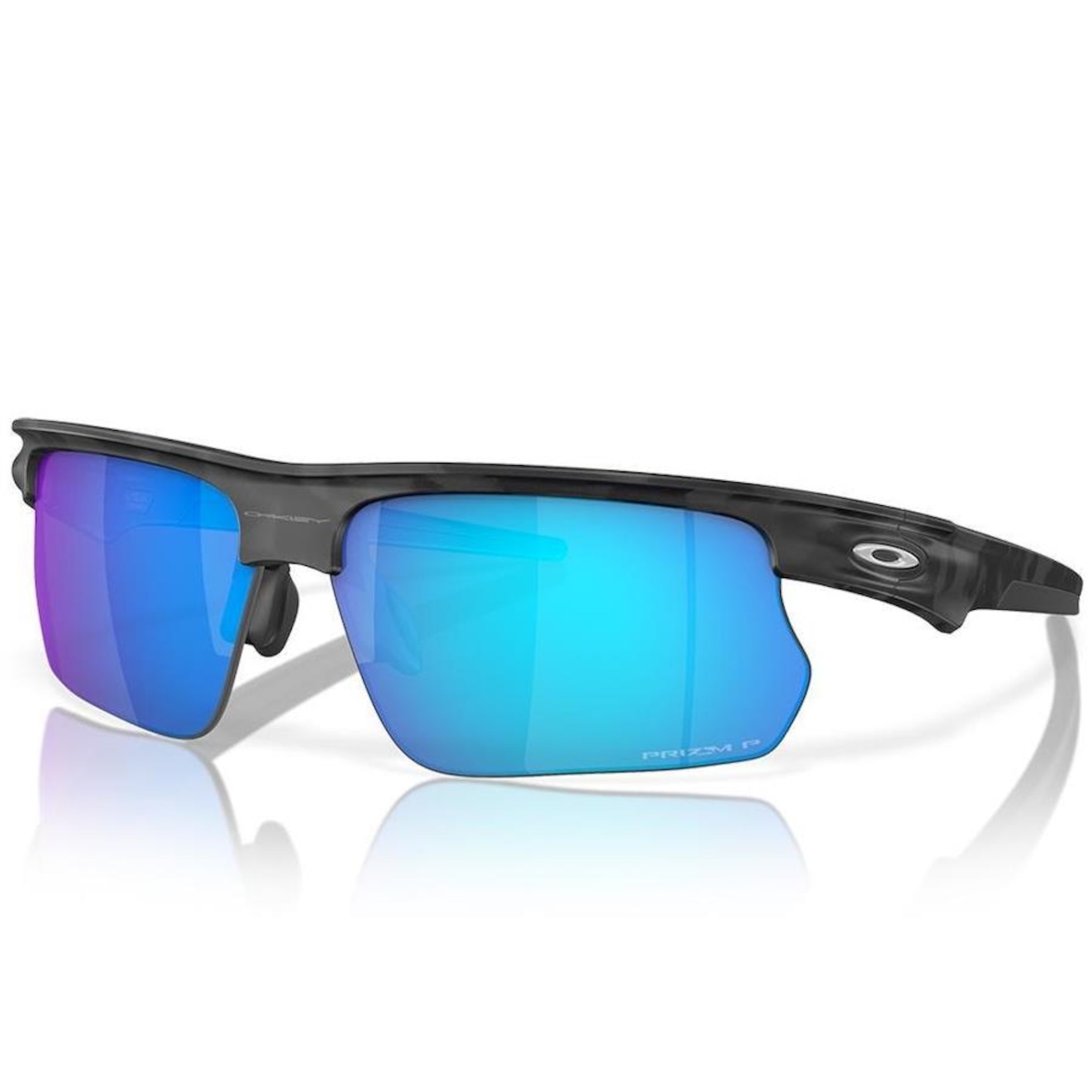 Óculos de Sol Unissex Oakley Bisphaera Matte Grey Camo 0568 - Foto 1