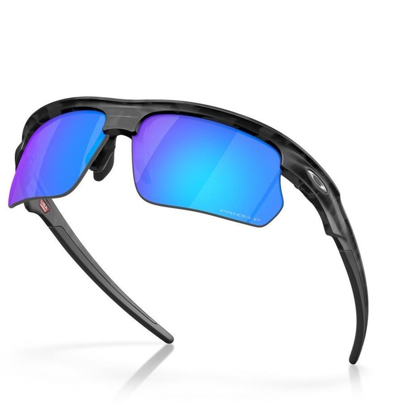 Óculos de Sol Unissex Oakley Bisphaera Matte Grey Camo 0568 - Foto 4