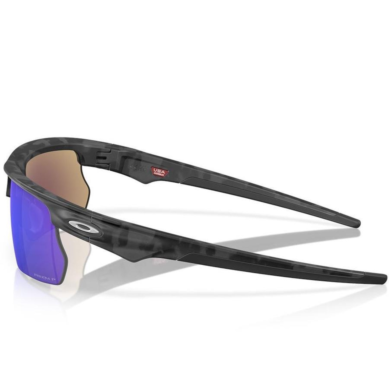 Óculos de Sol Unissex Oakley Bisphaera Matte Grey Camo 0568 - Foto 5