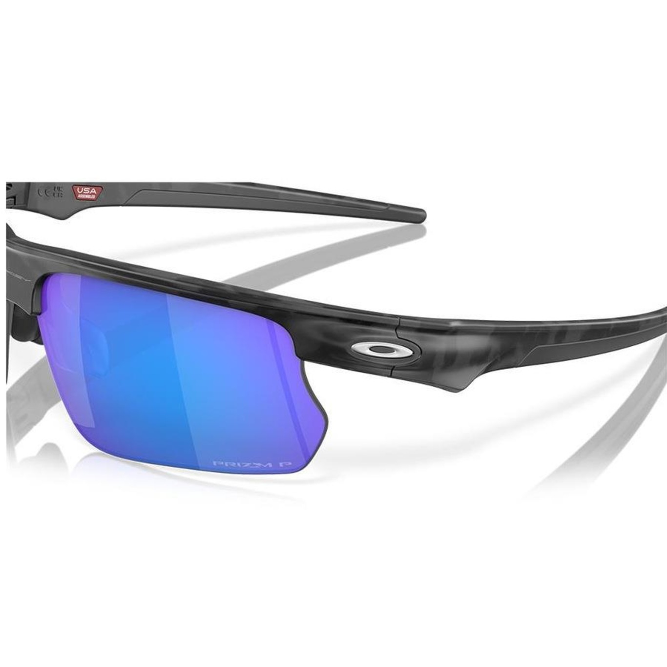 Óculos de Sol Unissex Oakley Bisphaera Matte Grey Camo 0568 - Foto 6