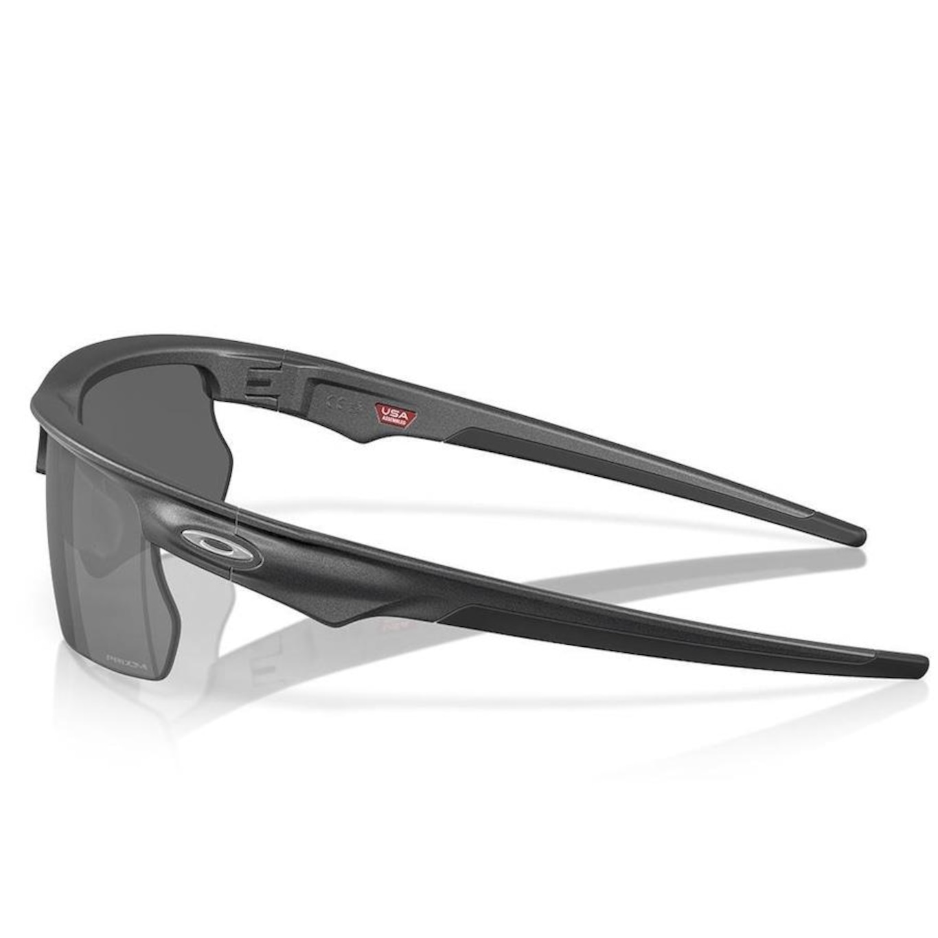 Óculos de Sol Unissex Oakley Bisphaera Steel Prizm Black - Foto 3