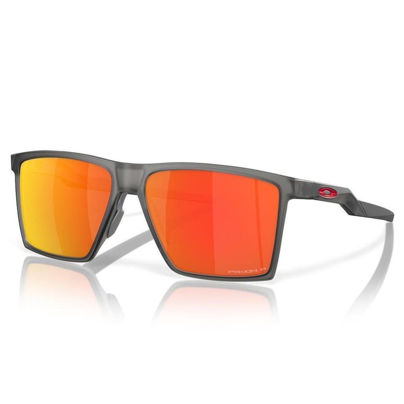 Óculos de Sol Unissex Oakley Futurity Sun Satin Grey Smoke 0457 - Foto 1