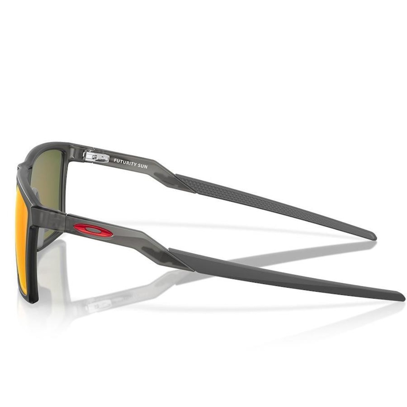 Óculos de Sol Unissex Oakley Futurity Sun Satin Grey Smoke 0457 - Foto 3