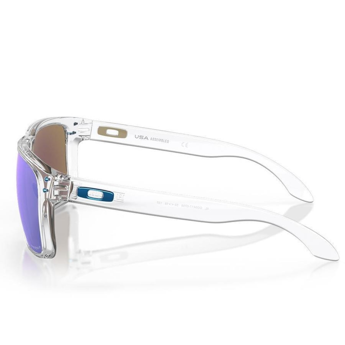 Óculos de Sol Unissex Oakley Holbrook Xl Polished Clear 0759 - Foto 3