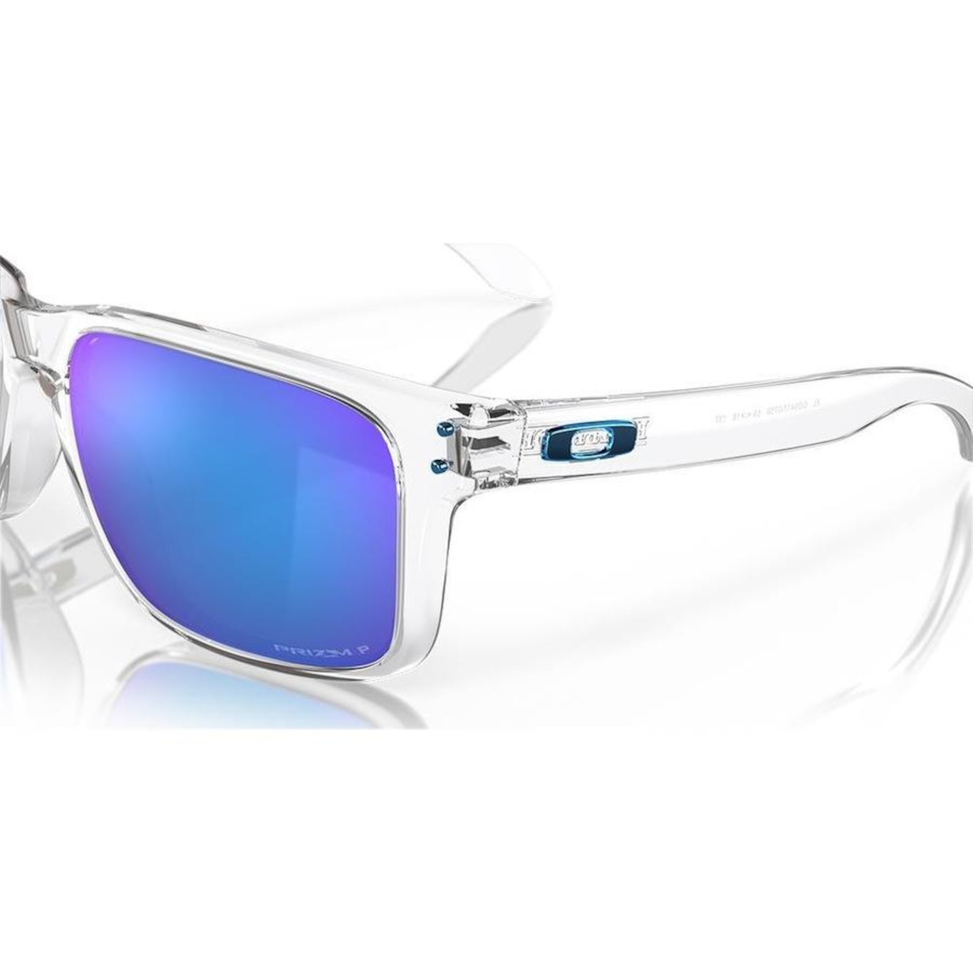 Óculos de Sol Unissex Oakley Holbrook Xl Polished Clear 0759 - Foto 5